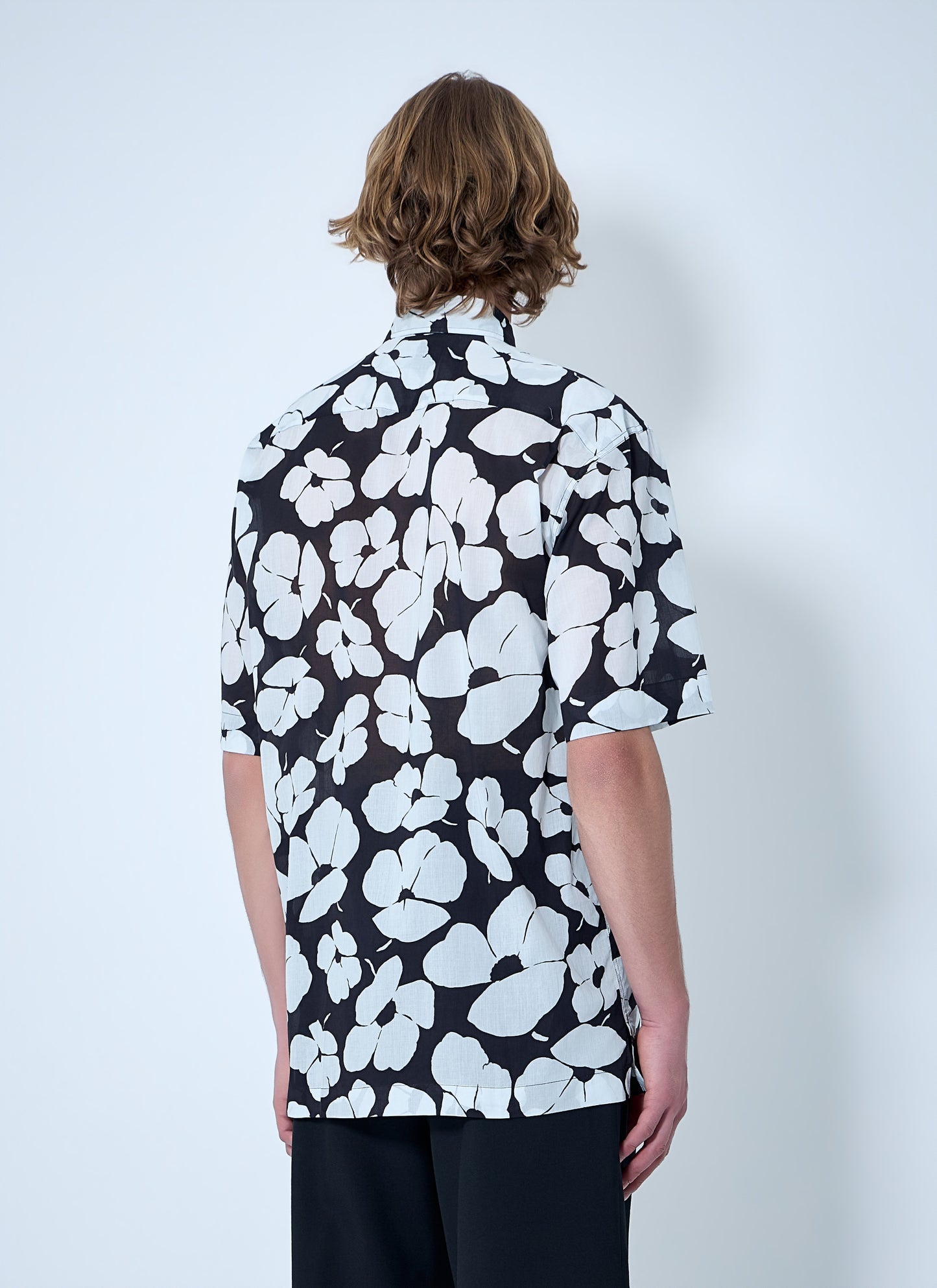 Dries Van Noten Men Floral Short-Sleeve Shirt DRIES VAN NOTEN