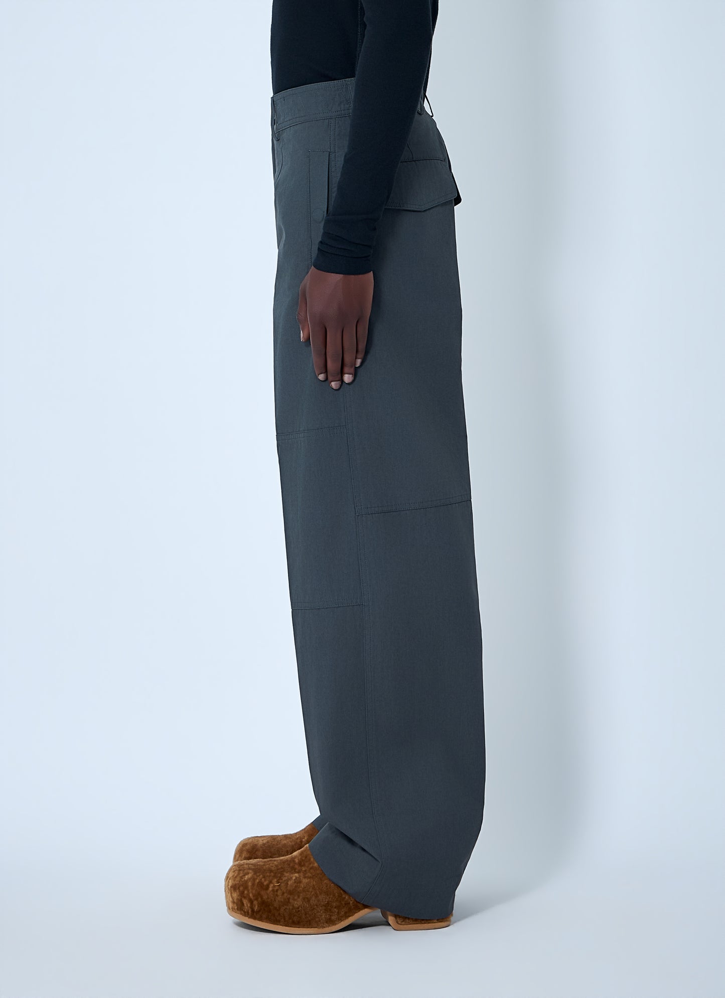 Dries Van Noten Men Wide-Leg High-Rise Trousers DRIES VAN NOTEN