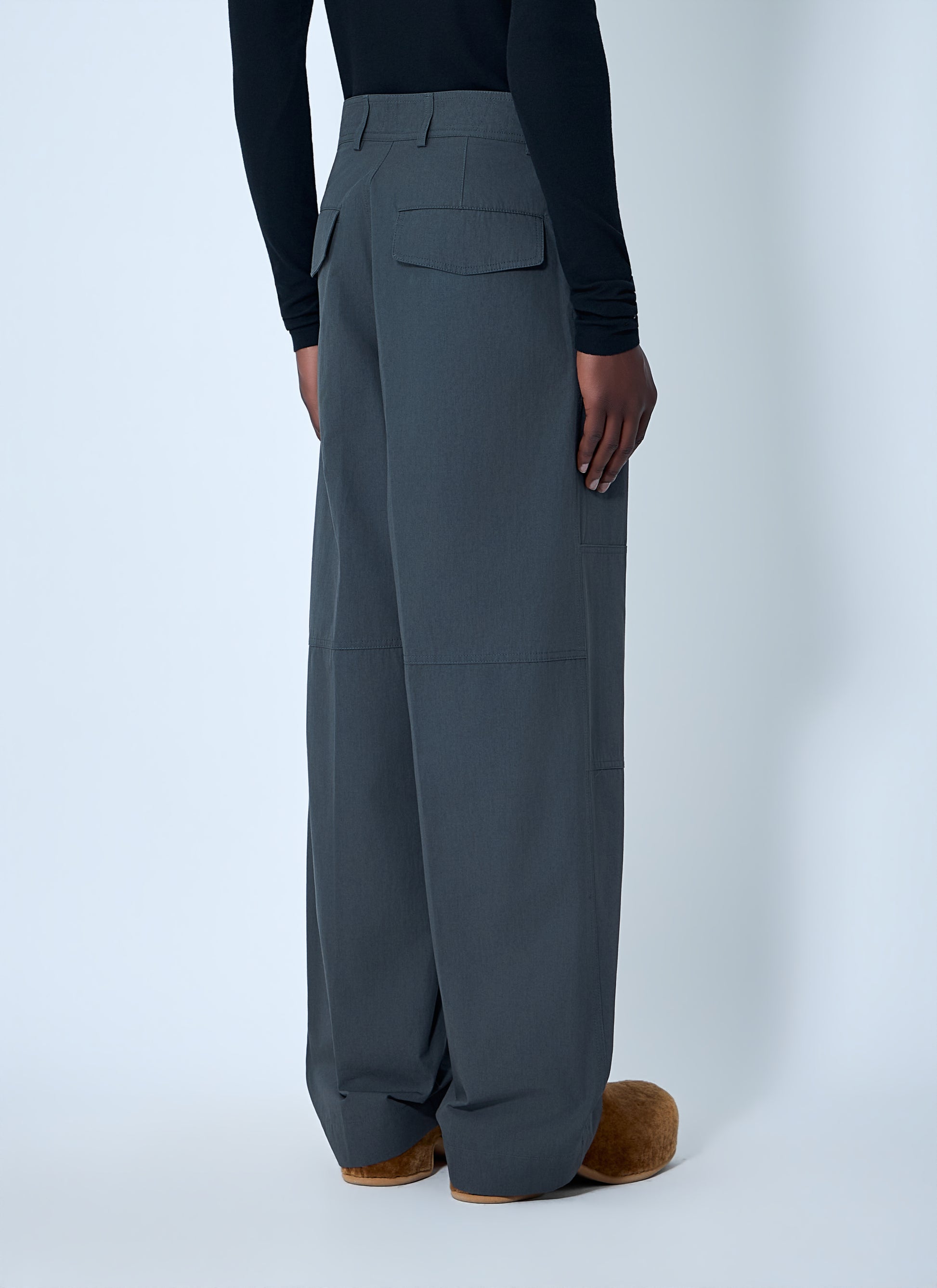 Dries Van Noten Men Wide-Leg High-Rise Trousers DRIES VAN NOTEN