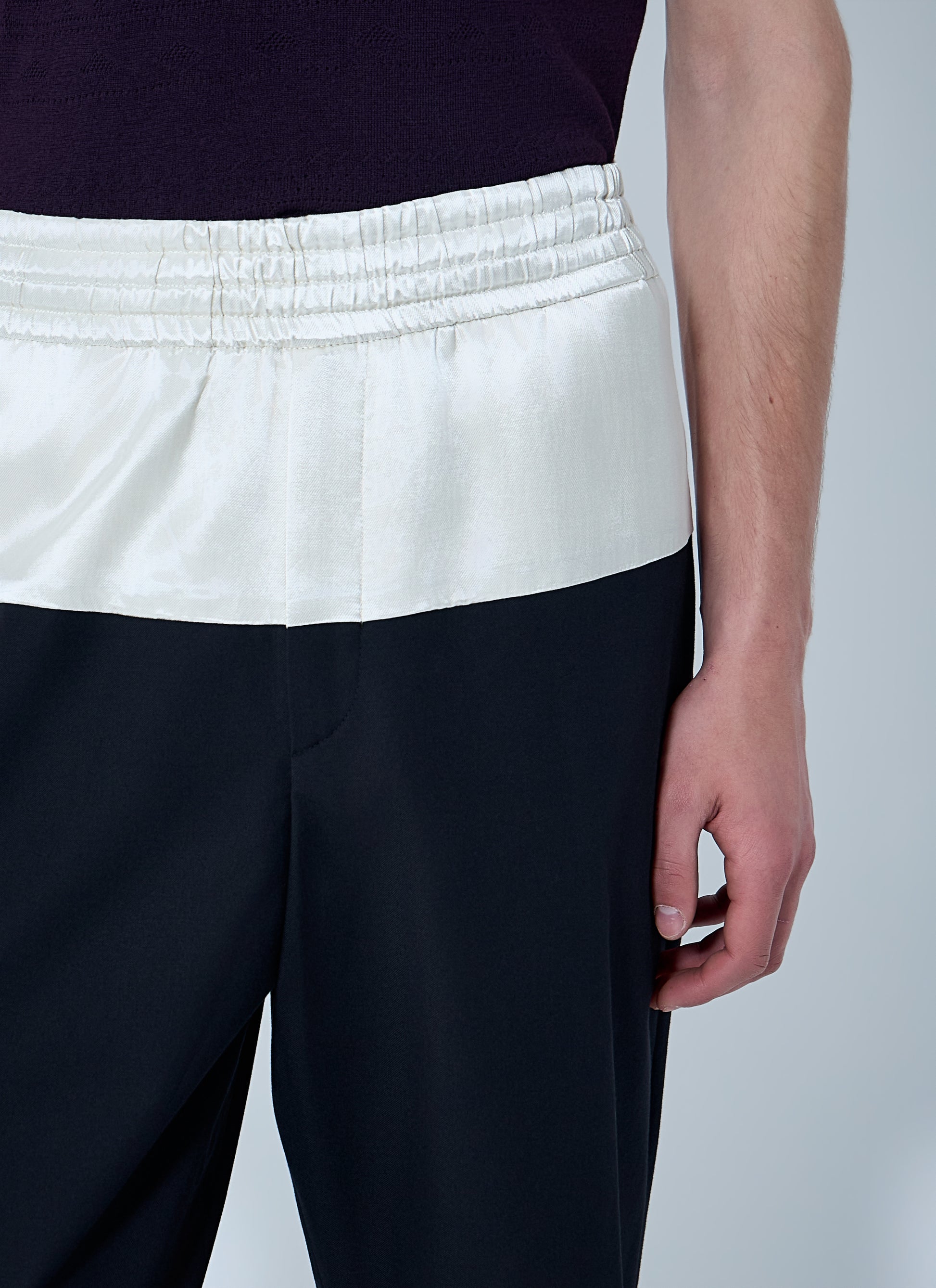 Dries Van Noten Men Drawstring Wide-Leg Trousers DRIES VAN NOTEN