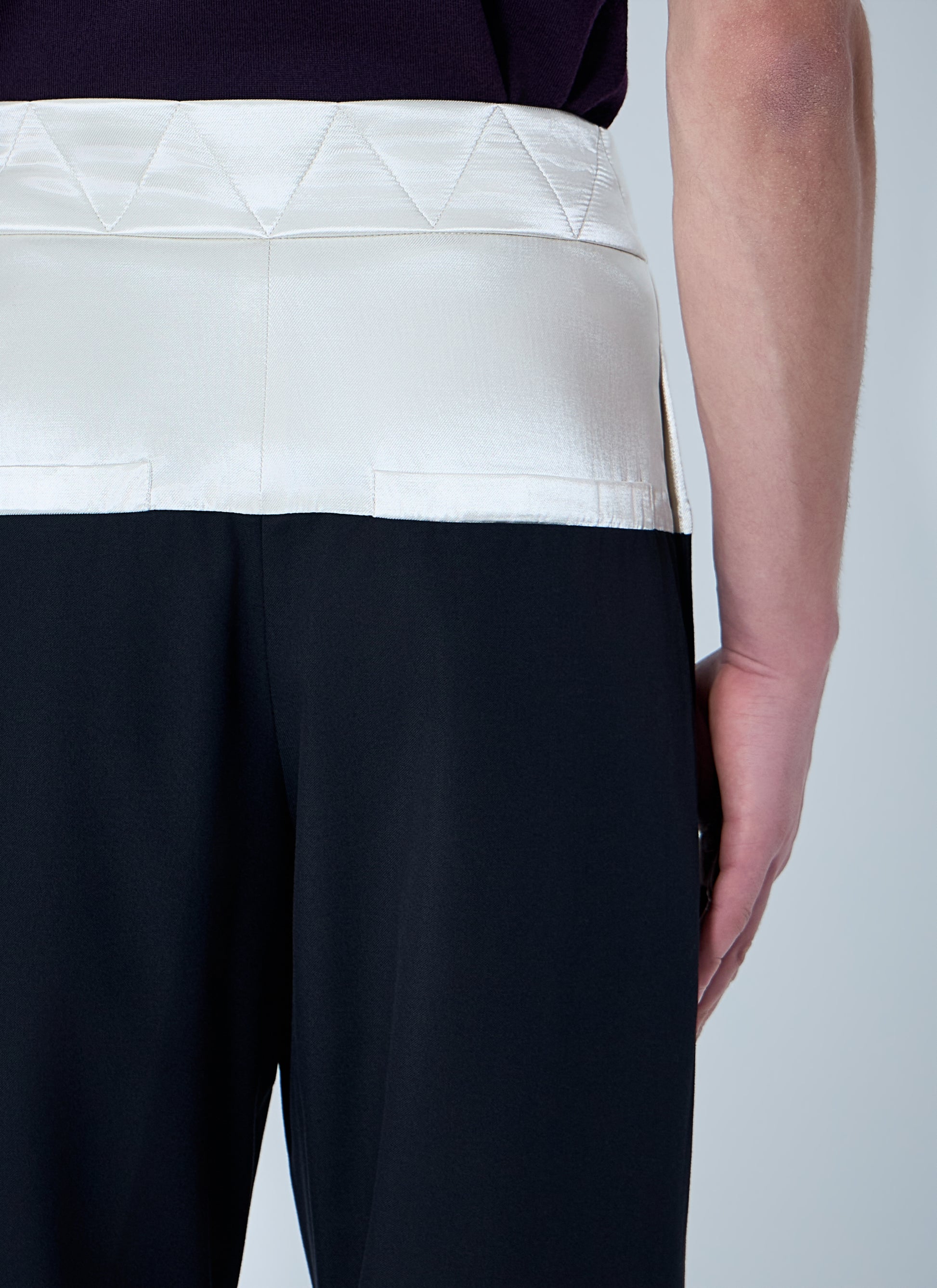 Dries Van Noten Men Drawstring Wide-Leg Trousers DRIES VAN NOTEN