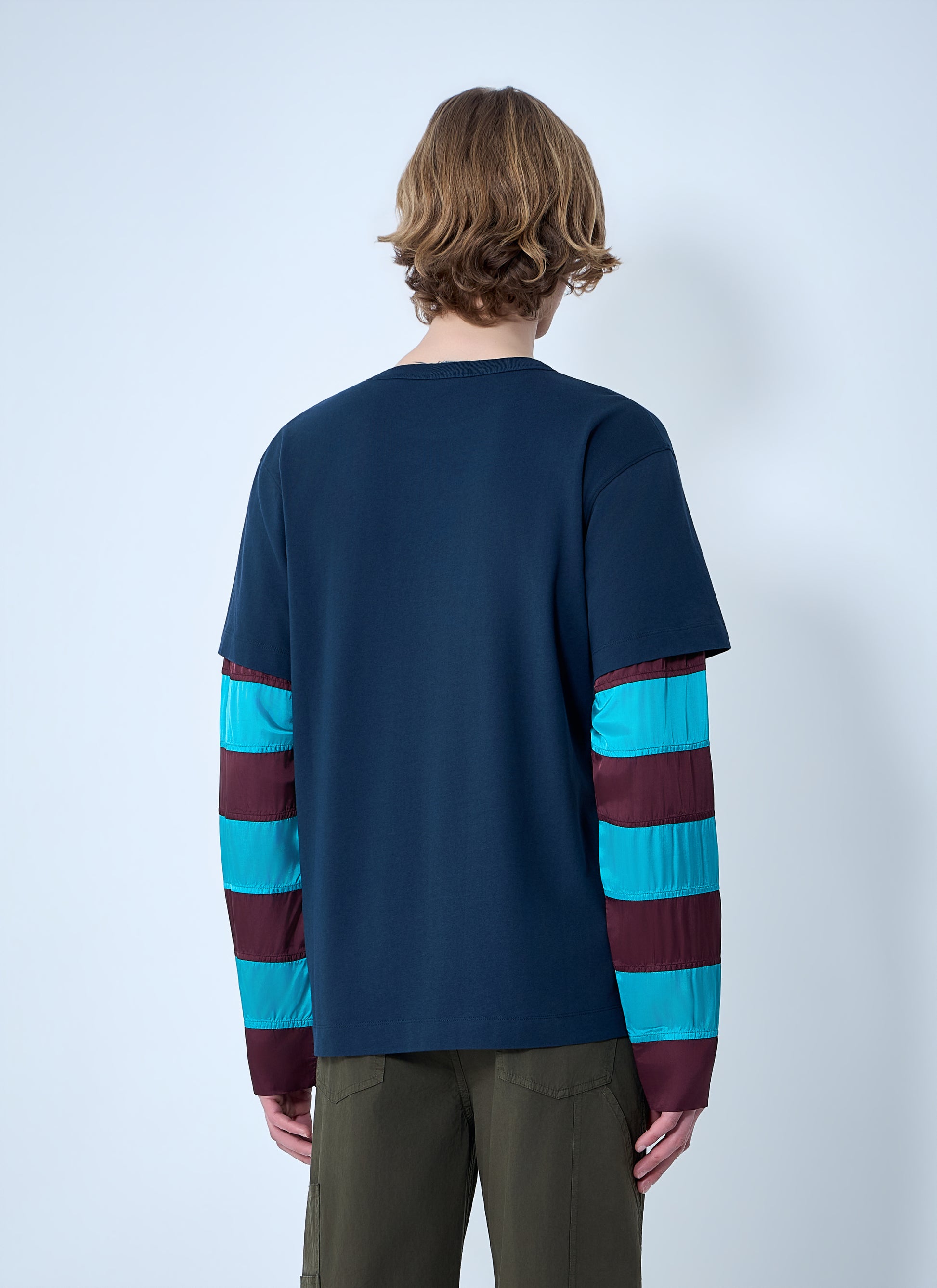 Dries Van Noten Men Contras Sleeves T-Shirt DRIES VAN NOTEN