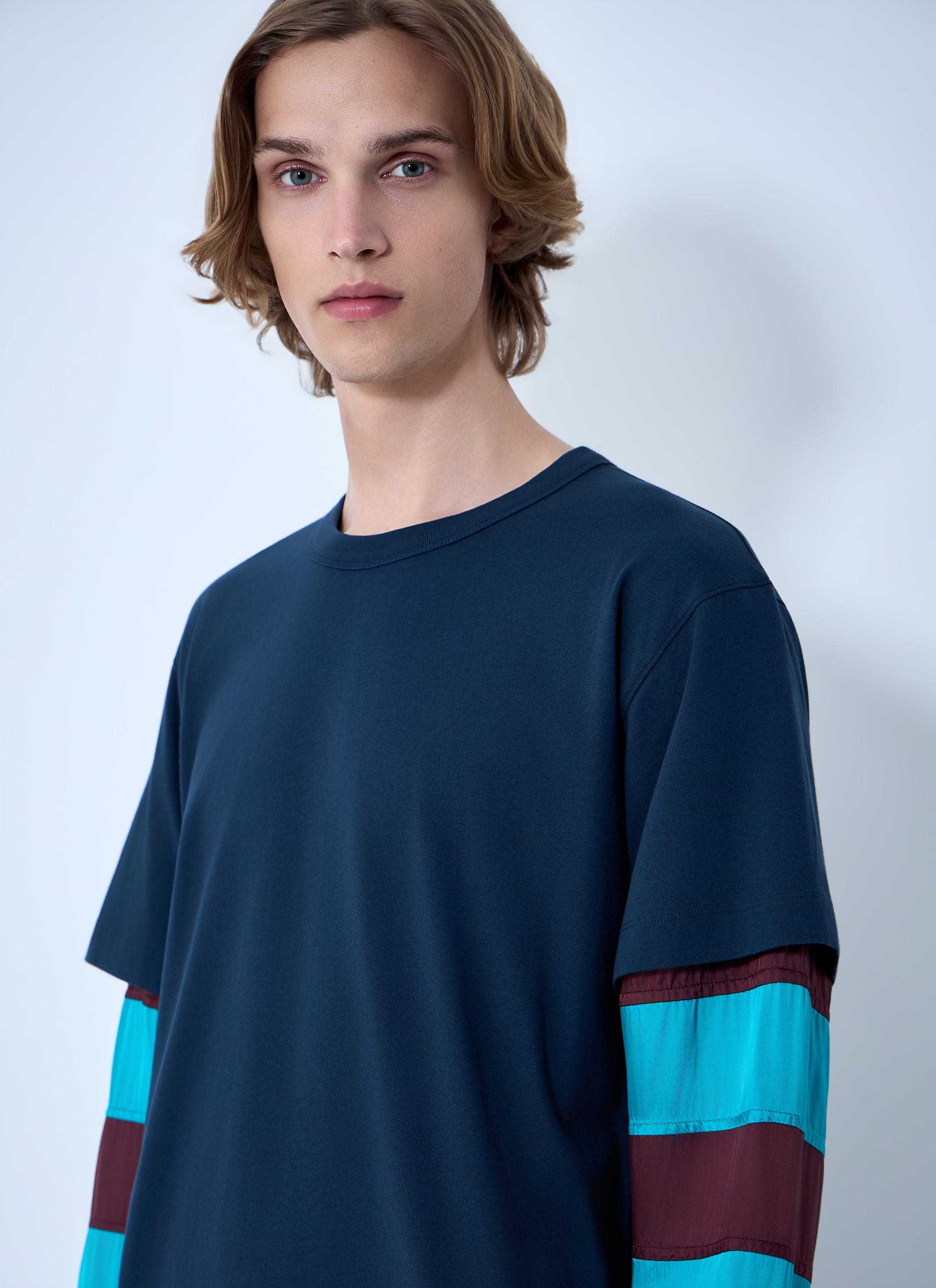 Dries Van Noten Men Contras Sleeves T-Shirt DRIES VAN NOTEN