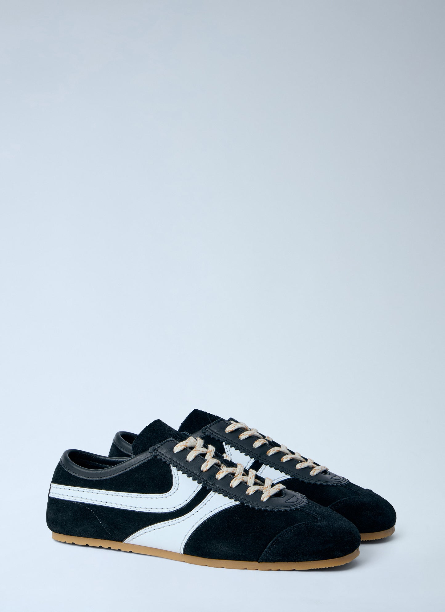 Dries Van Noten Men Suede Trimmed Sneakers DRIES VAN NOTEN