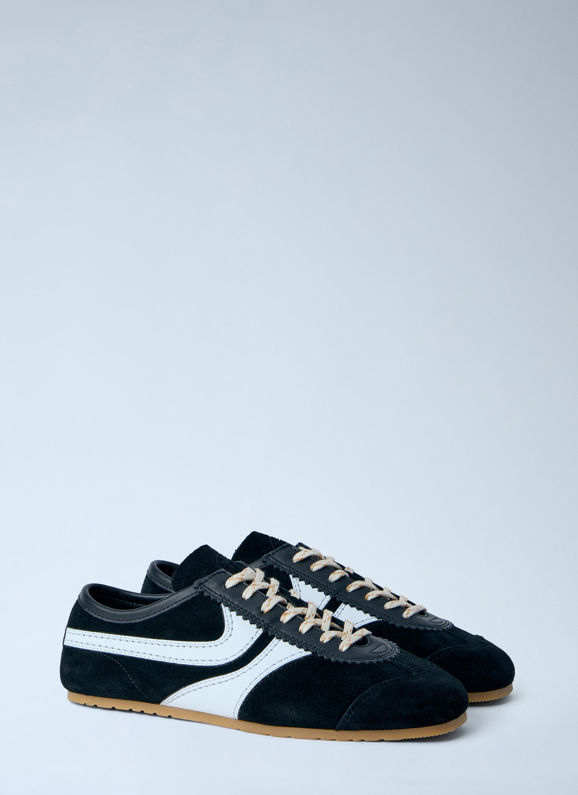 Dries Van Noten Men Suede Trimmed Sneakers DRIES VAN NOTEN