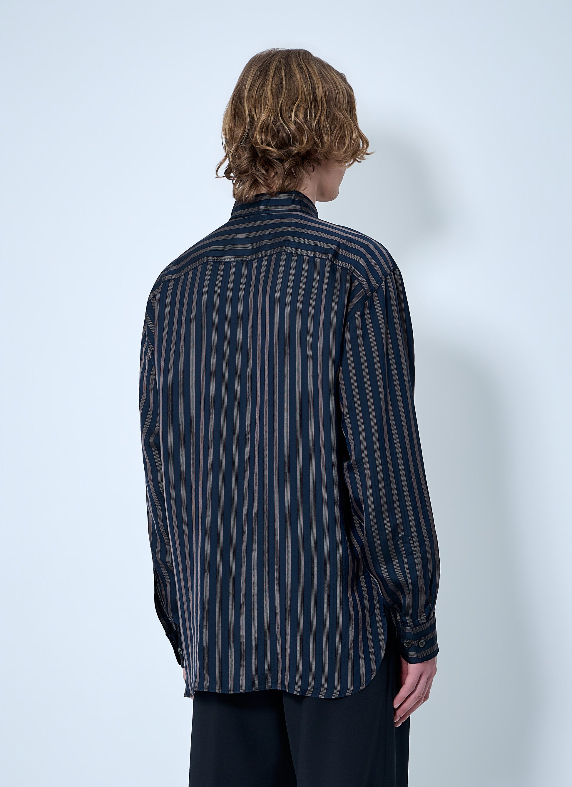 Dries Van Noten Men Striped Button-Down Shirt DRIES VAN NOTEN