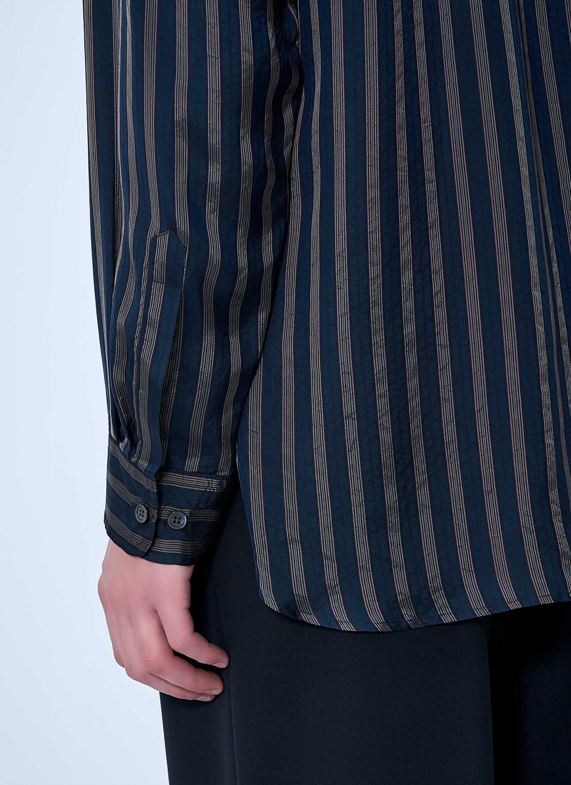 Dries Van Noten Men Striped Button-Down Shirt DRIES VAN NOTEN