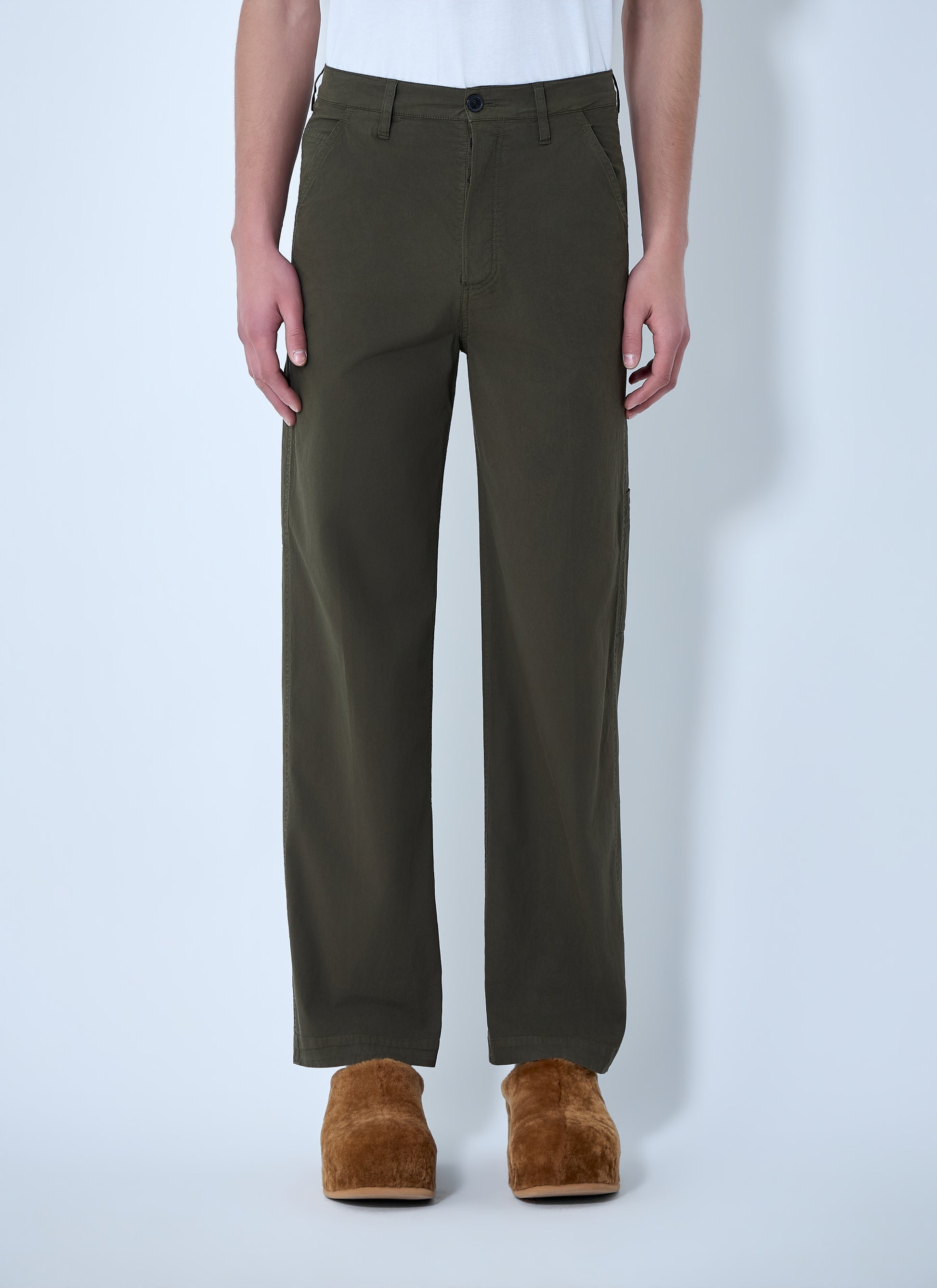 Dries Van Noten Men Pickerbys Cotton Pants DRIES VAN NOTEN