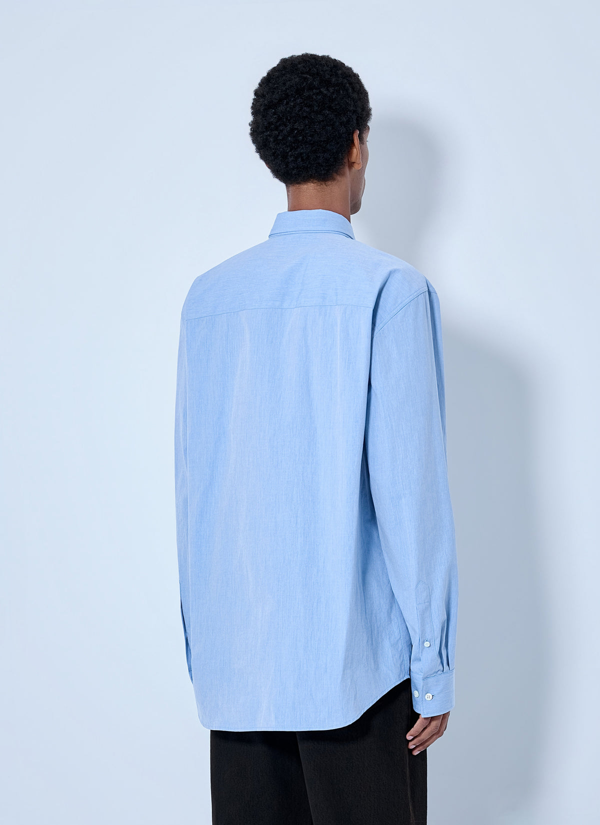 Dries Van Noten Men Cilian Classic Cotton Shirt With Tie DRIES VAN NOTEN