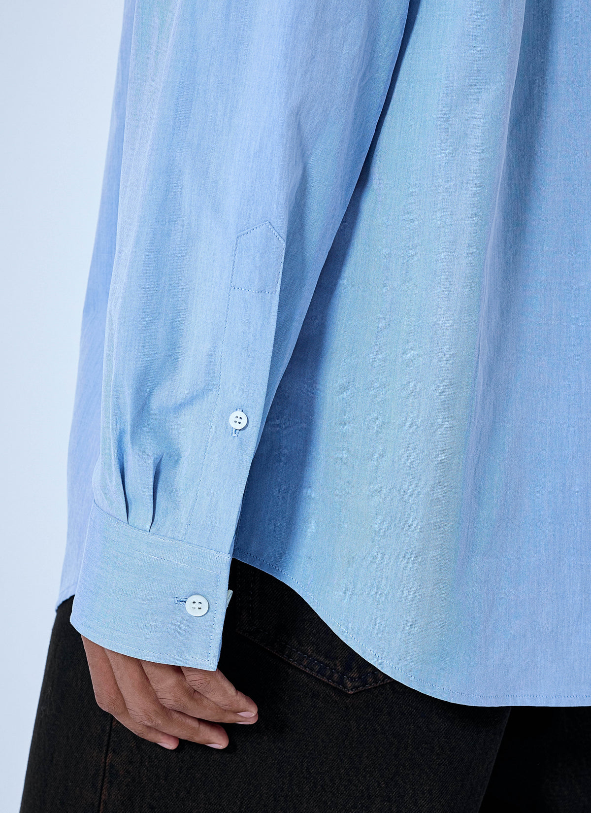 Dries Van Noten Men Cilian Classic Cotton Shirt With Tie DRIES VAN NOTEN