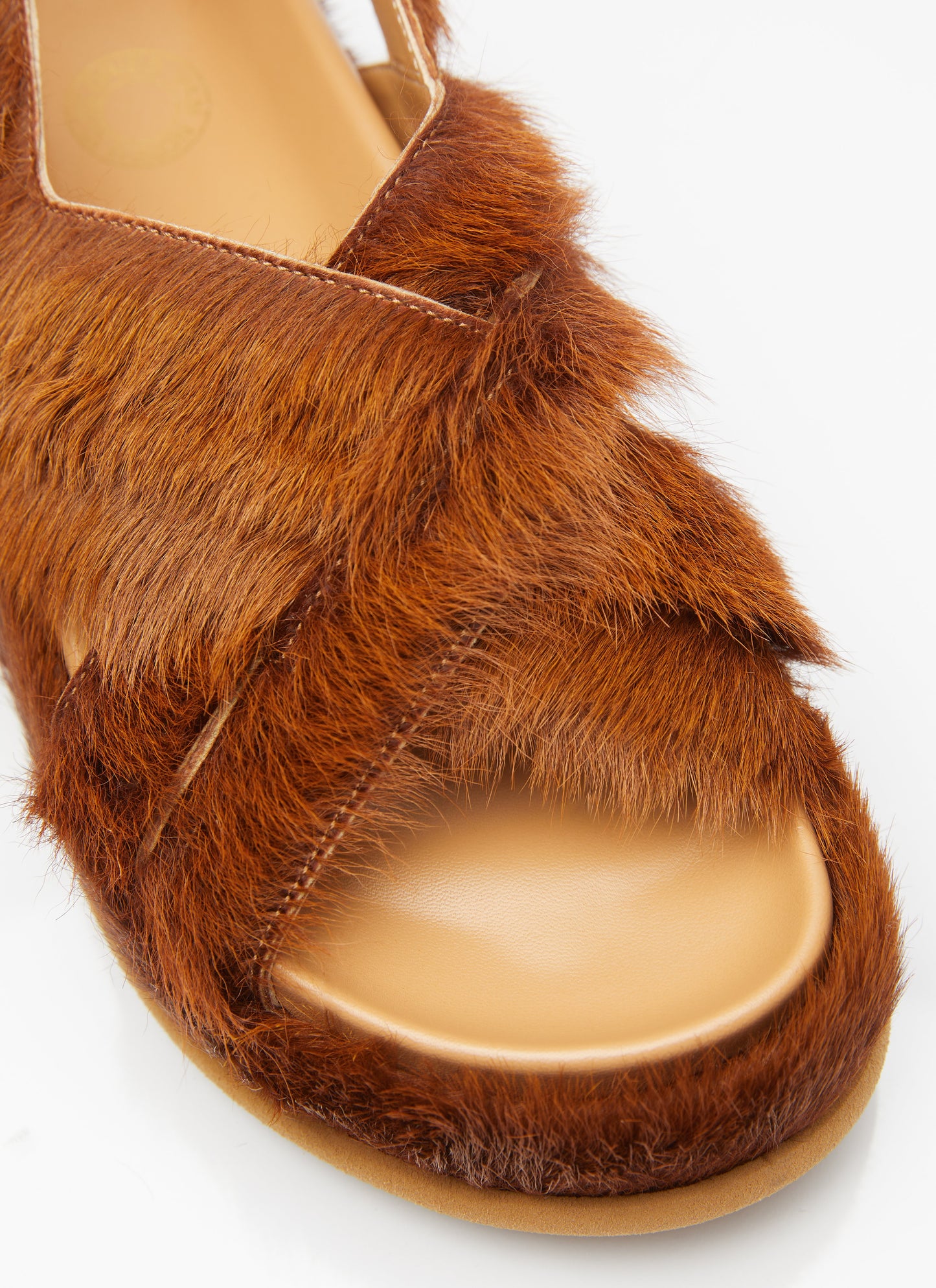 Dries Van Noten Women Ponyhair Sandals DRIES VAN NOTEN