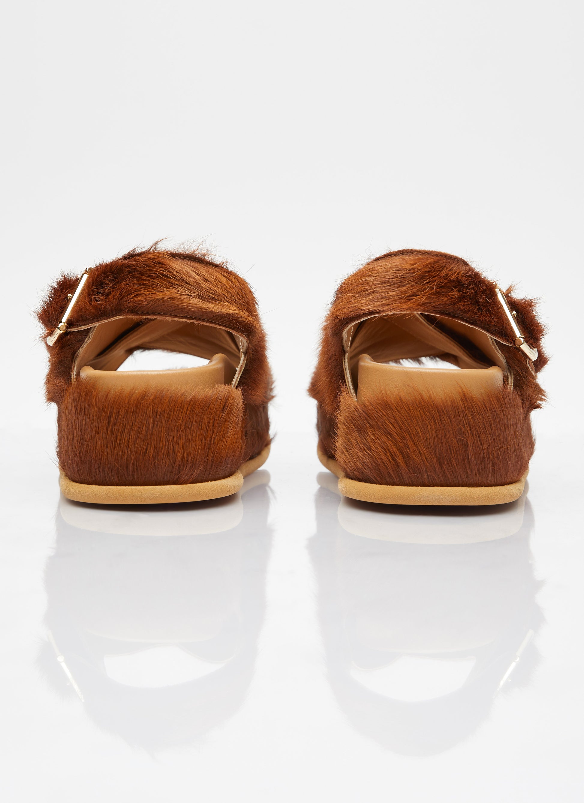 Dries Van Noten Women Ponyhair Sandals DRIES VAN NOTEN