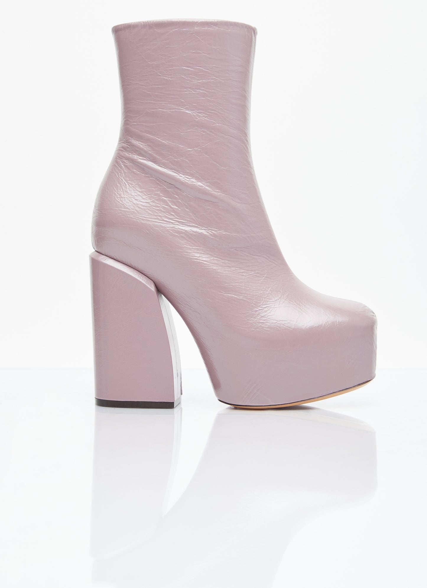 Dries Van Noten Women Platform Heel Leather Boots DRIES VAN NOTEN
