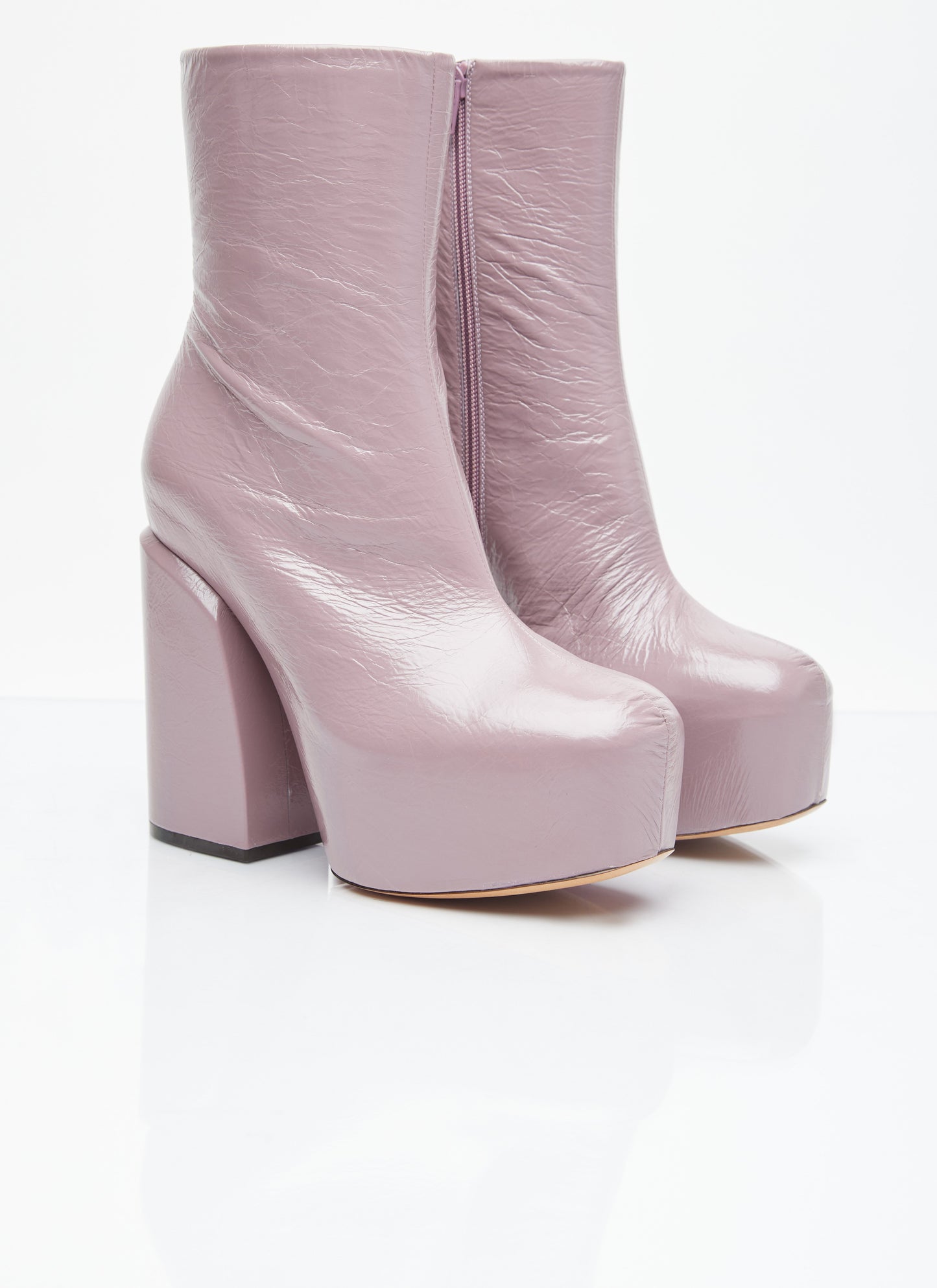 Dries Van Noten Women Platform Heel Leather Boots DRIES VAN NOTEN