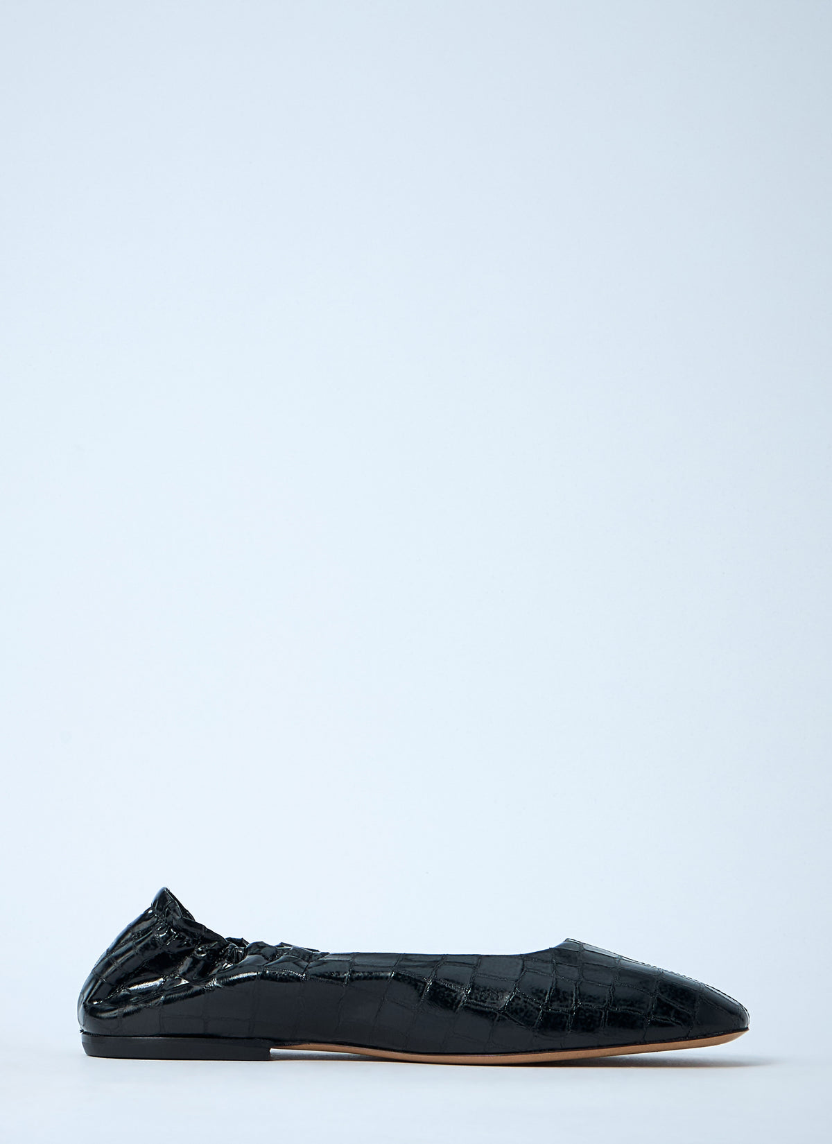 Dries Van Noten Women Croc-Embossed Ballerina Flats DRIES VAN NOTEN
