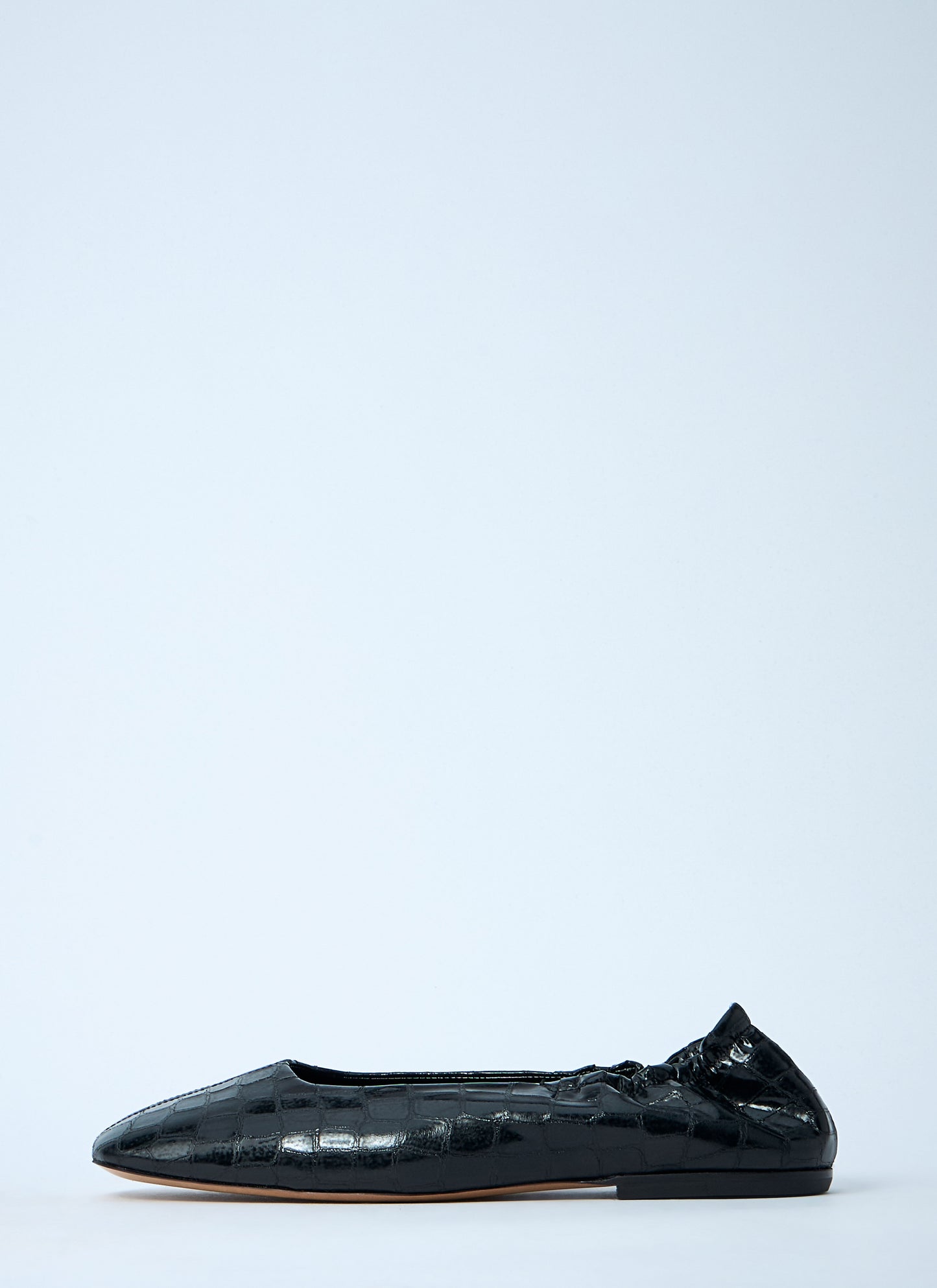 Dries Van Noten Women Croc-Embossed Ballerina Flats DRIES VAN NOTEN