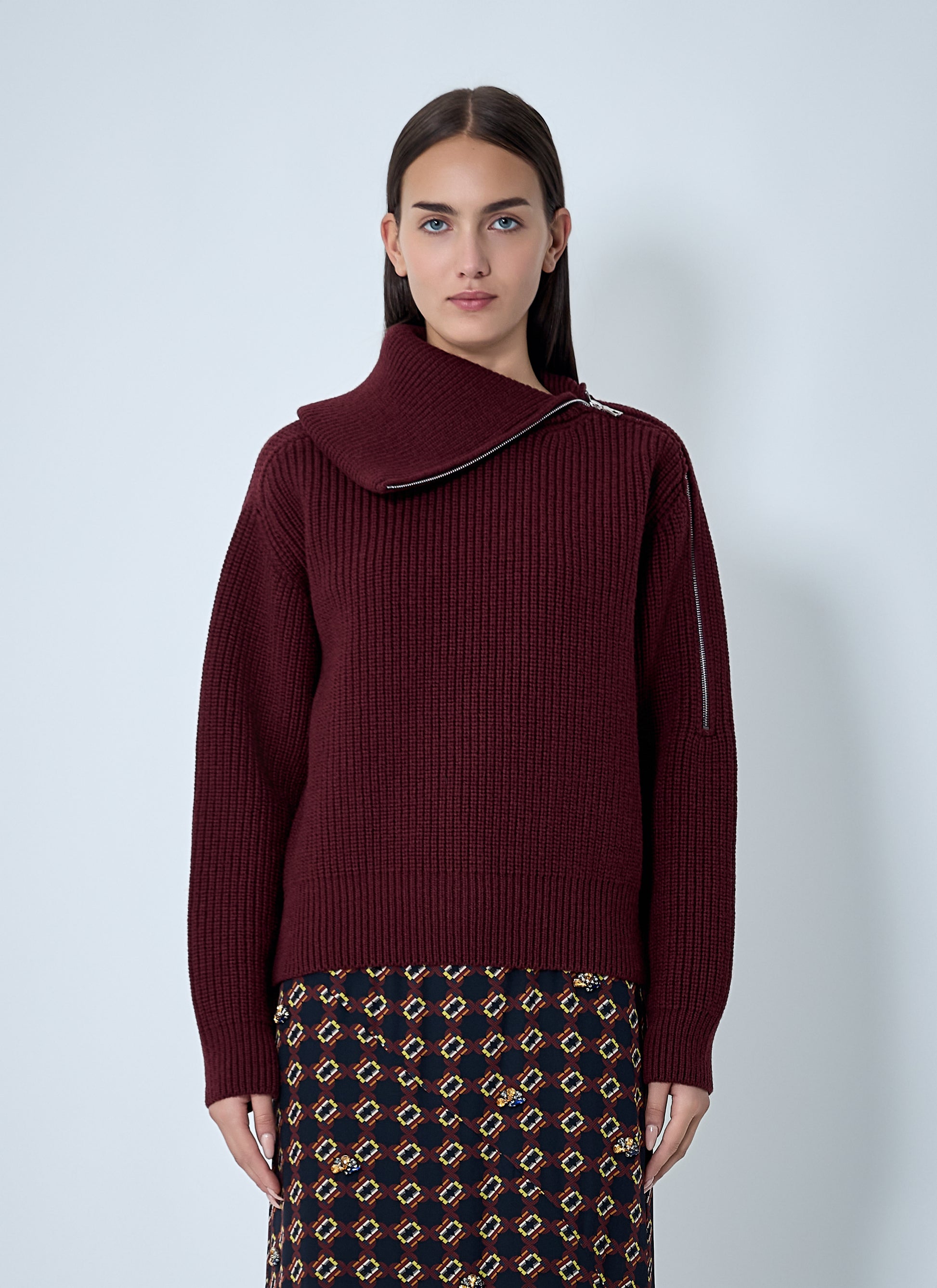 Dries Van Noten Women Zip-Collar Sweater DRIES VAN NOTEN