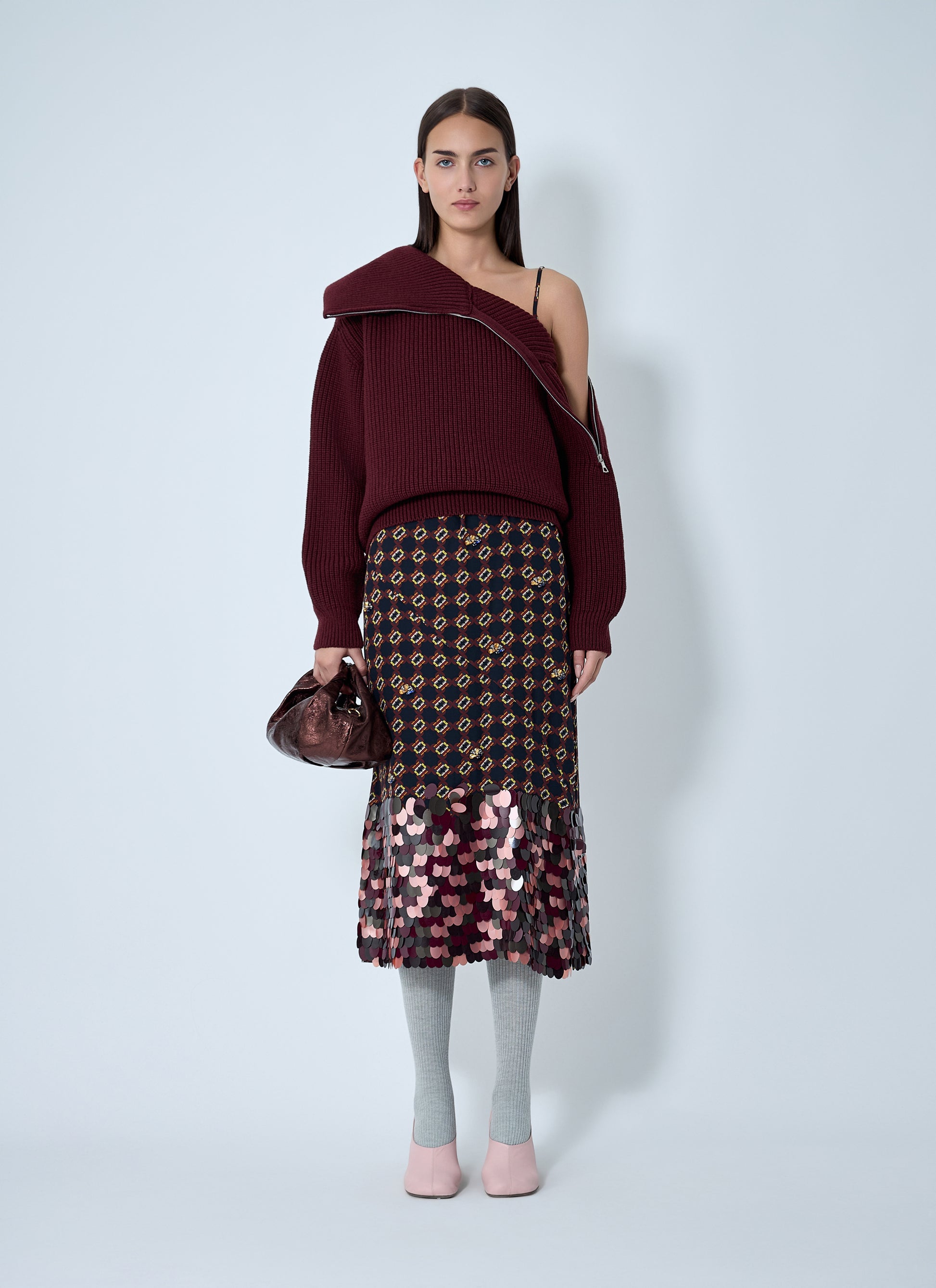 Dries Van Noten Women Zip-Collar Sweater DRIES VAN NOTEN