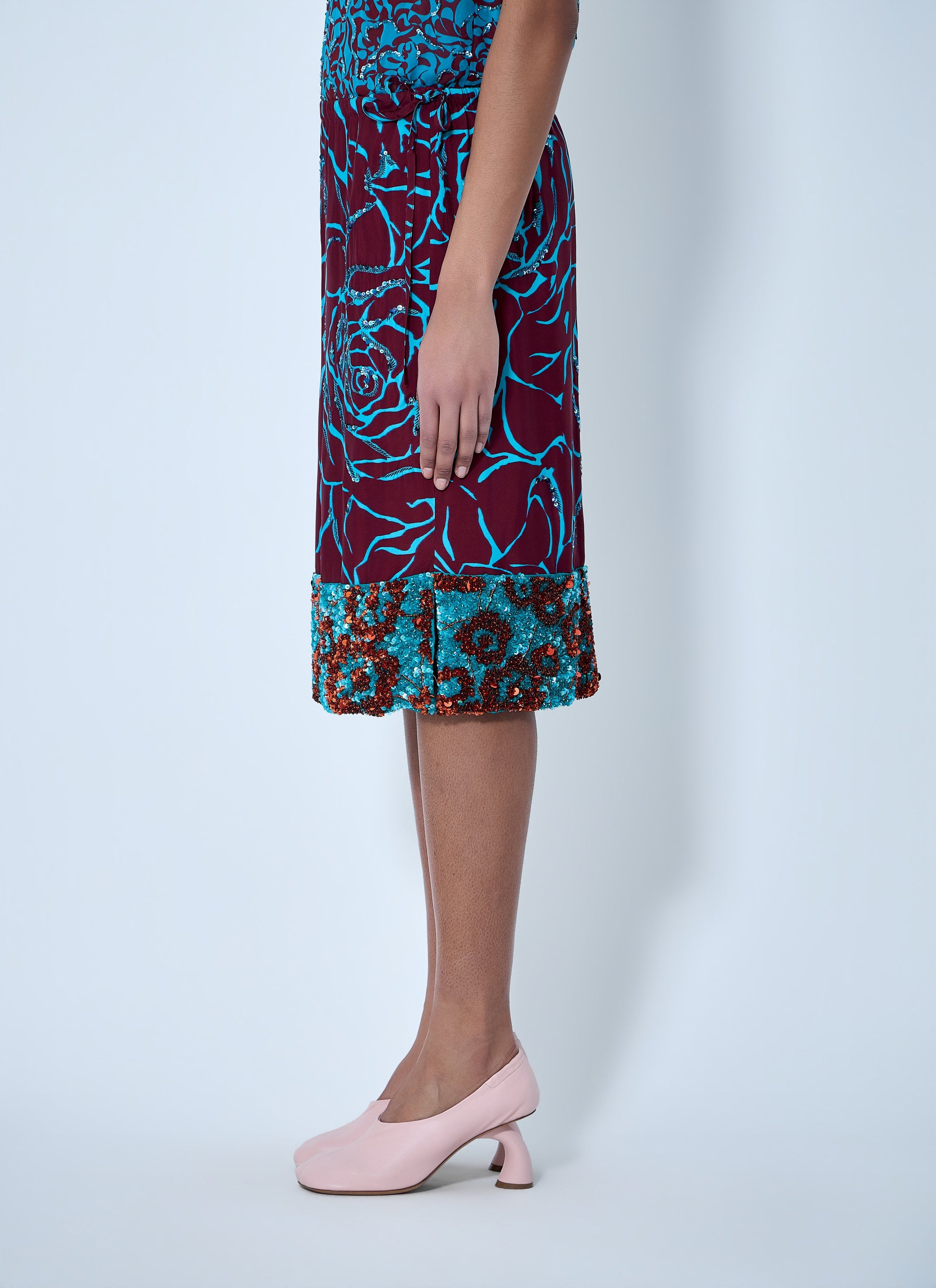 Dries Van Noten Women Embroidered Midi Skirt DRIES VAN NOTEN