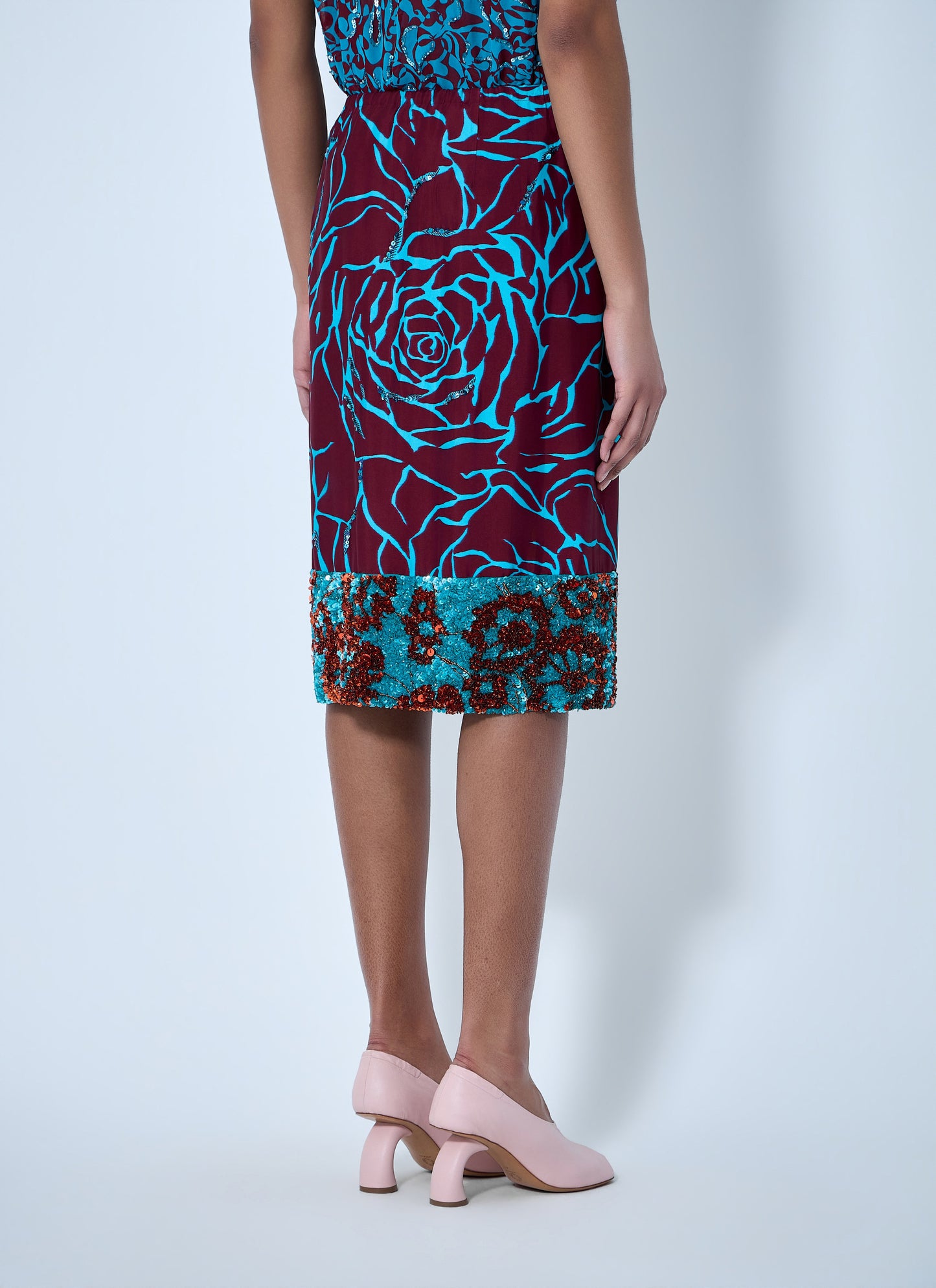 Dries Van Noten Women Embroidered Midi Skirt DRIES VAN NOTEN