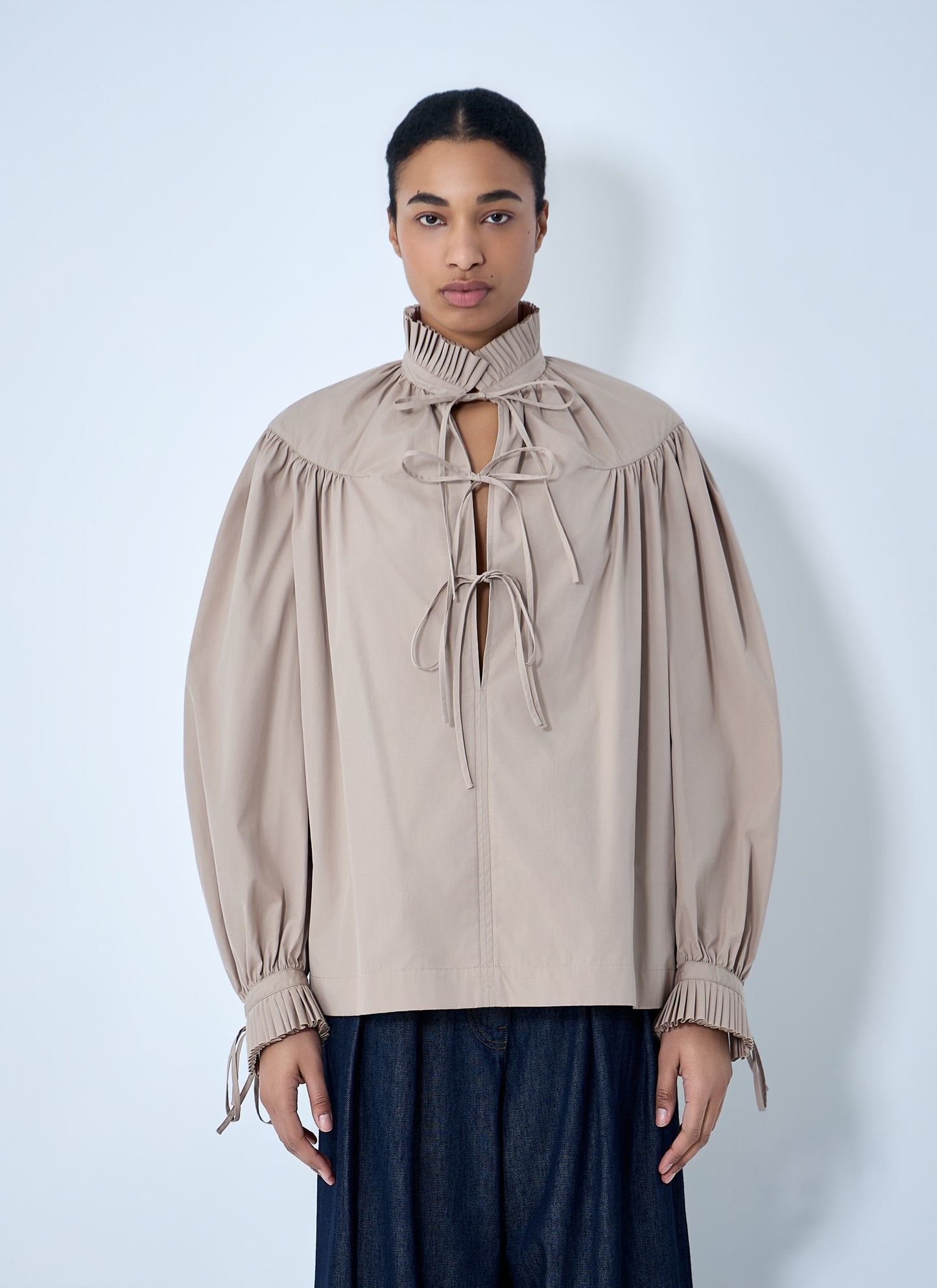 Dries Van Noten Women Gathered Neck Blouse DRIES VAN NOTEN