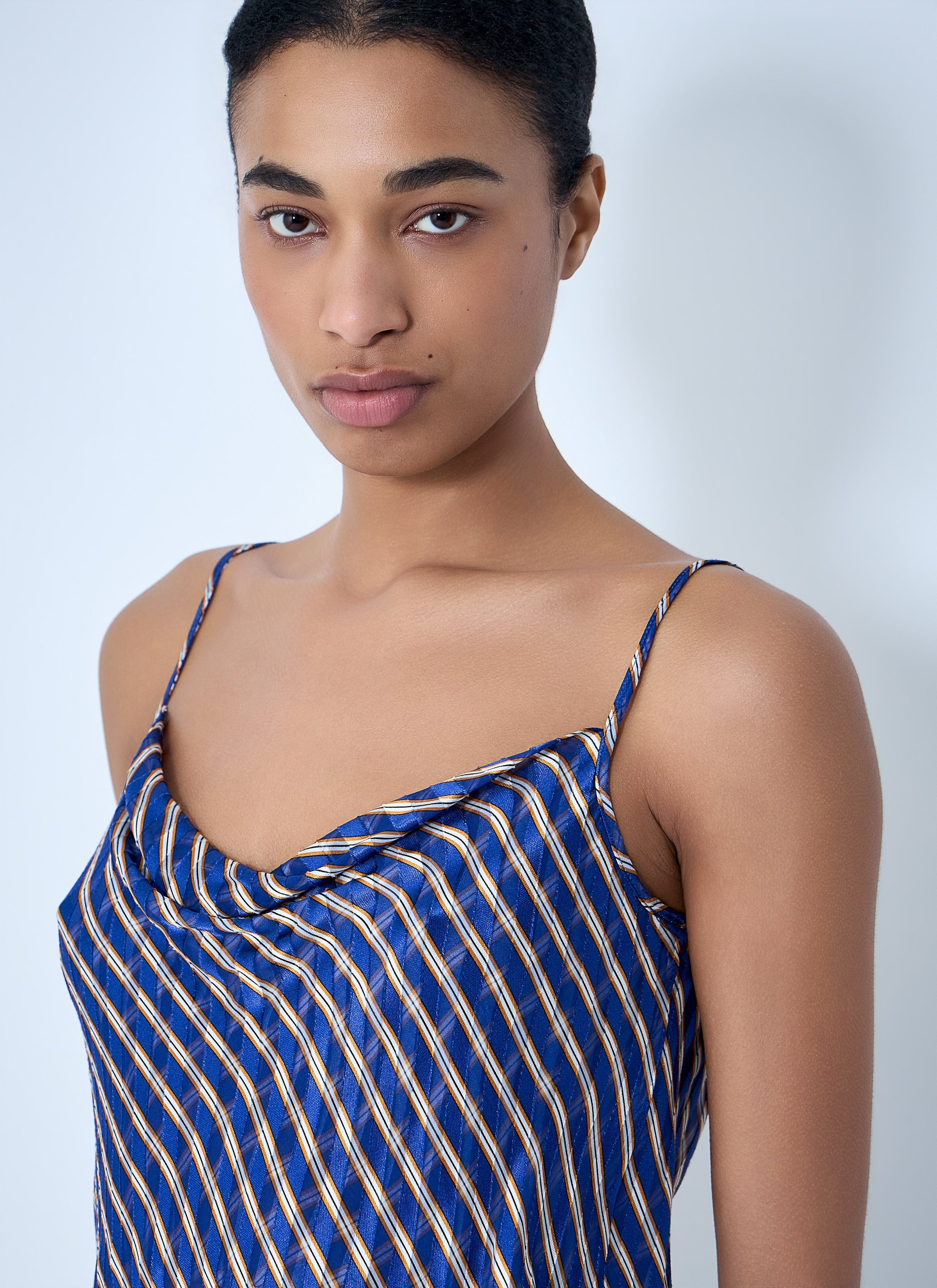 Dries Van Noten Women Diagonal Stripe Camisole Top DRIES VAN NOTEN