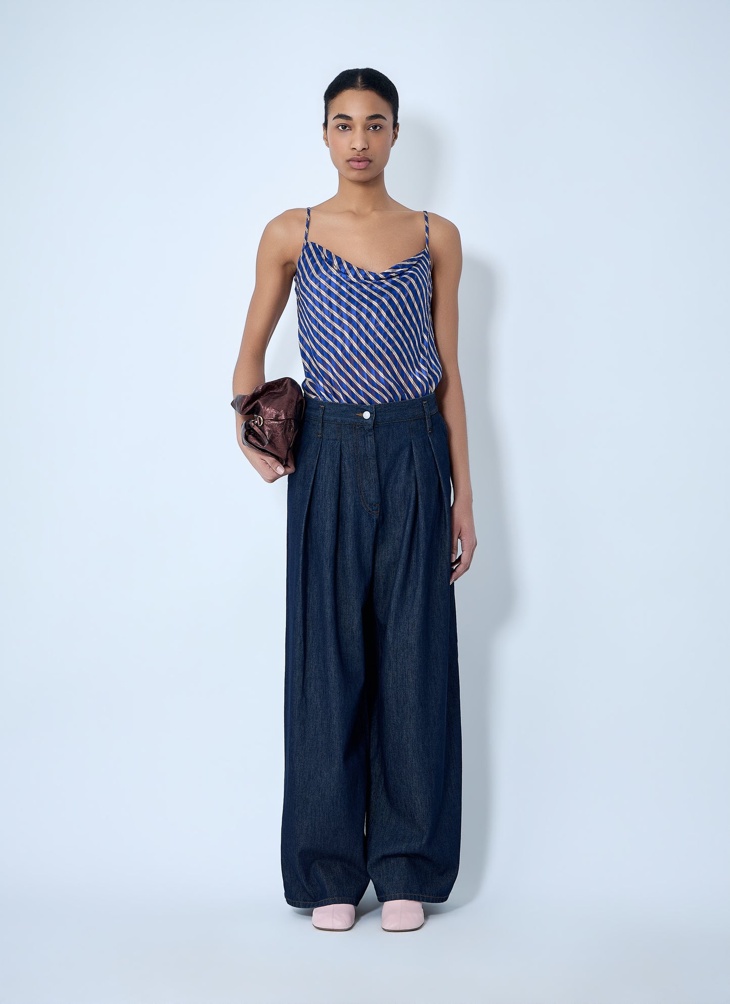 Dries Van Noten Women Wide-Leg Denim Trousers DRIES VAN NOTEN