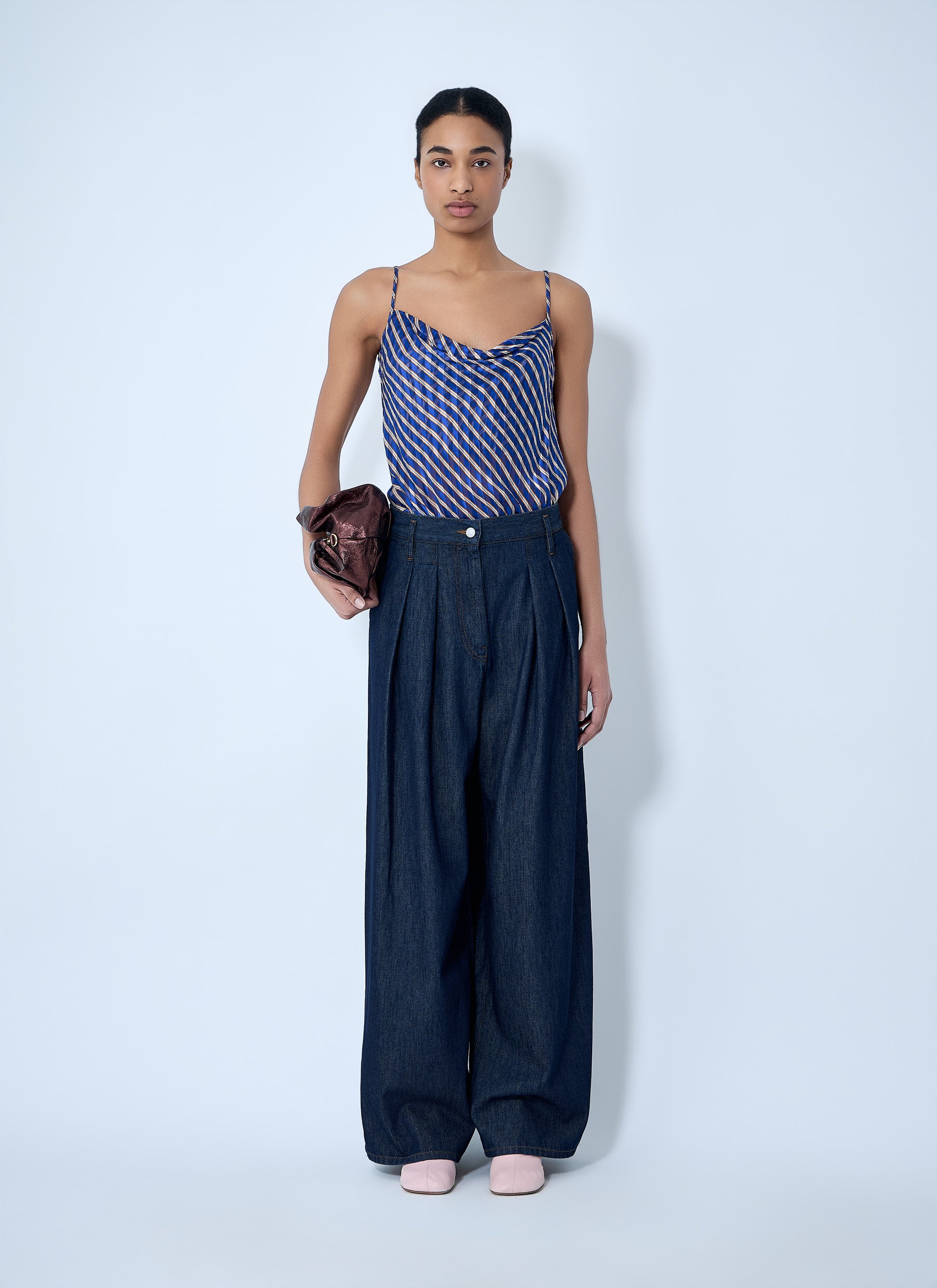 Dries Van Noten Women Wide-Leg Denim Trousers DRIES VAN NOTEN