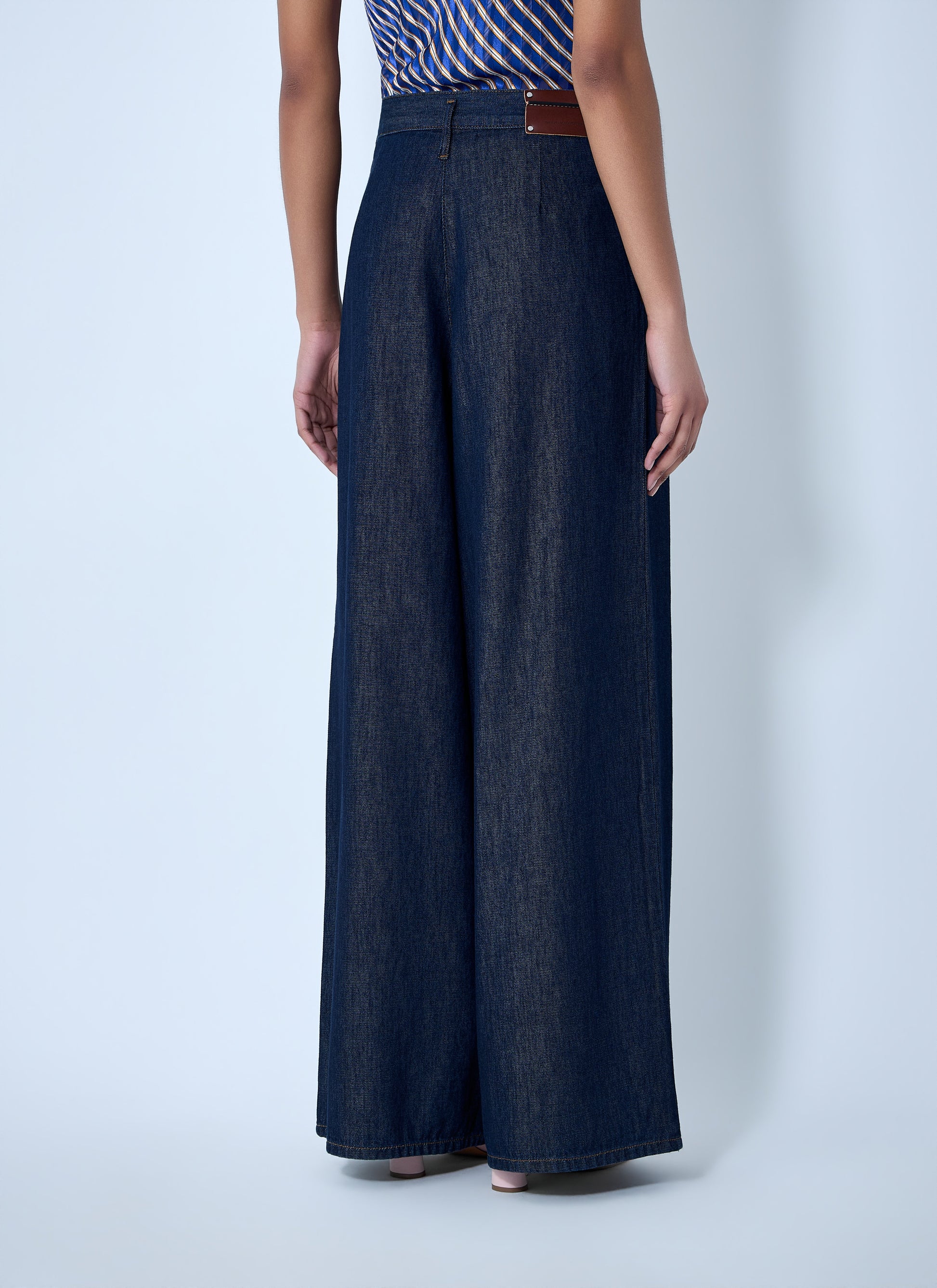 Dries Van Noten Women Wide-Leg Denim Trousers DRIES VAN NOTEN