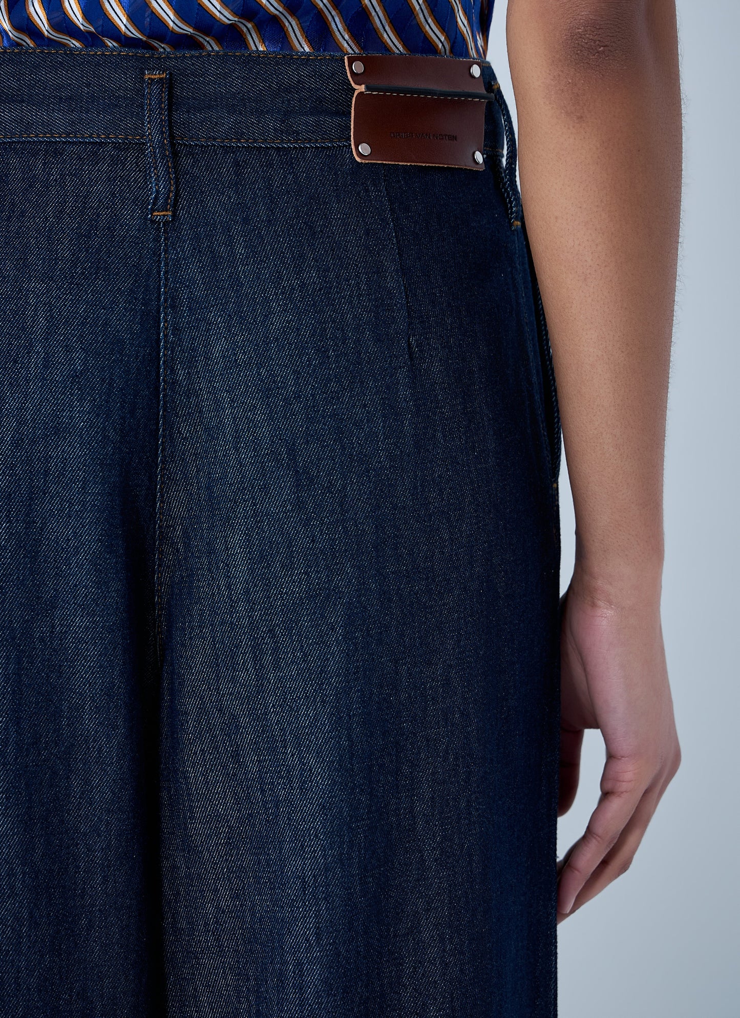 Dries Van Noten Women Wide-Leg Denim Trousers DRIES VAN NOTEN