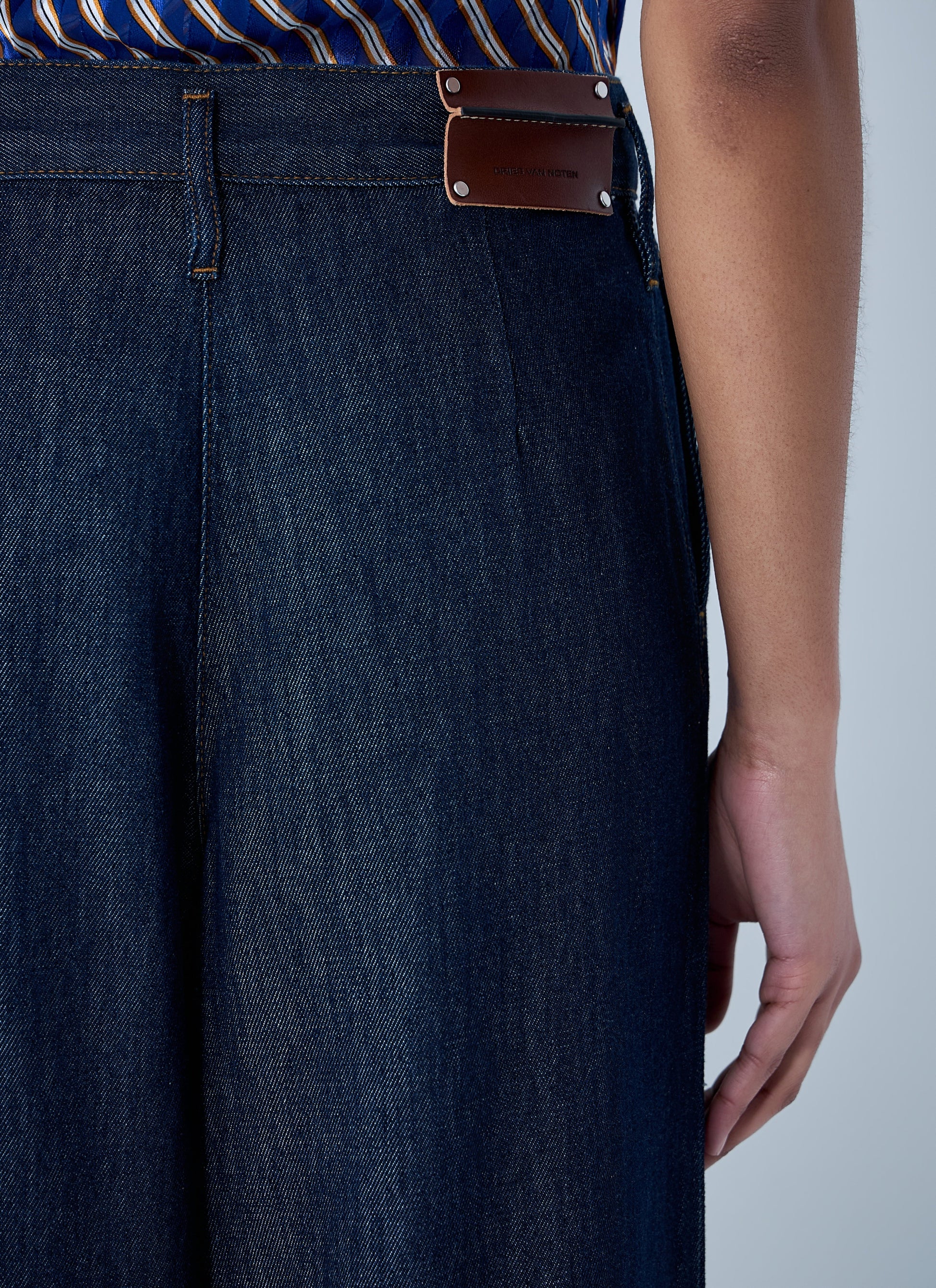 Dries Van Noten Women Wide-Leg Denim Trousers DRIES VAN NOTEN