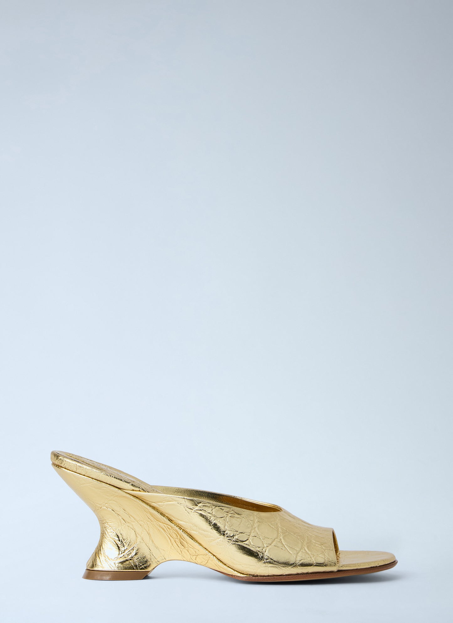 Dries Van Noten Women Sculpted Leather Mules DRIES VAN NOTEN