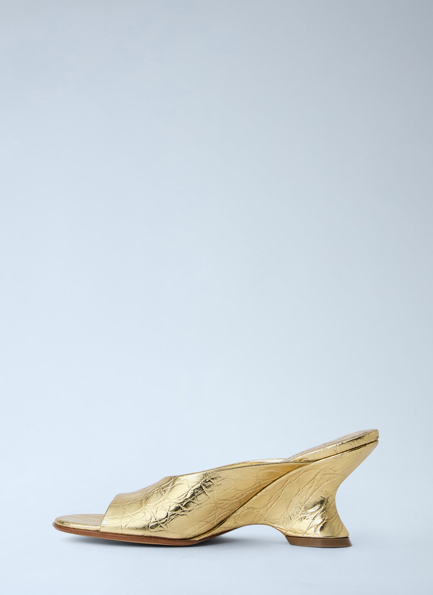 Dries Van Noten Women Sculpted Leather Mules DRIES VAN NOTEN
