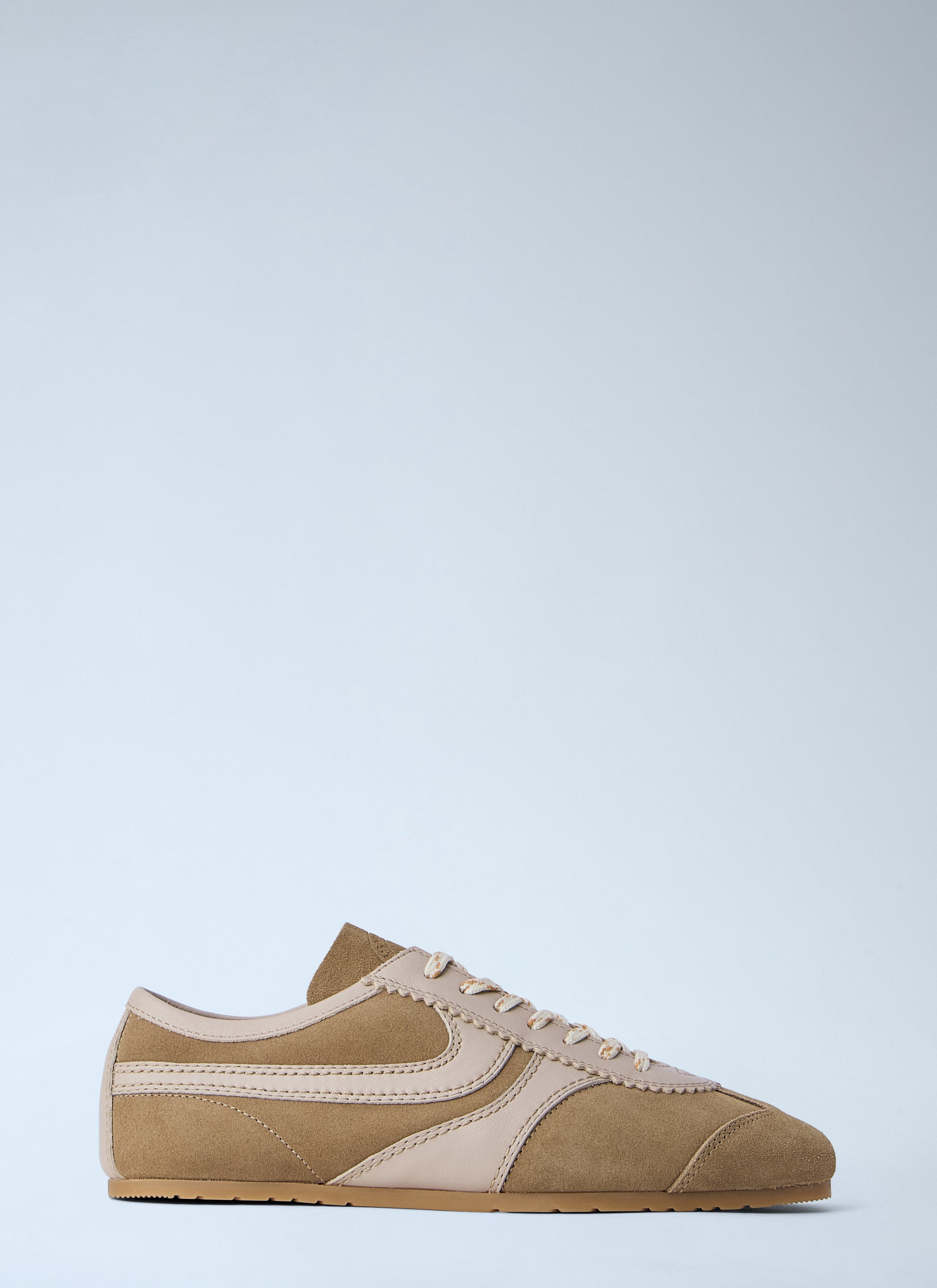 Dries Van Noten Women Suede Trimmed Sneakers DRIES VAN NOTEN