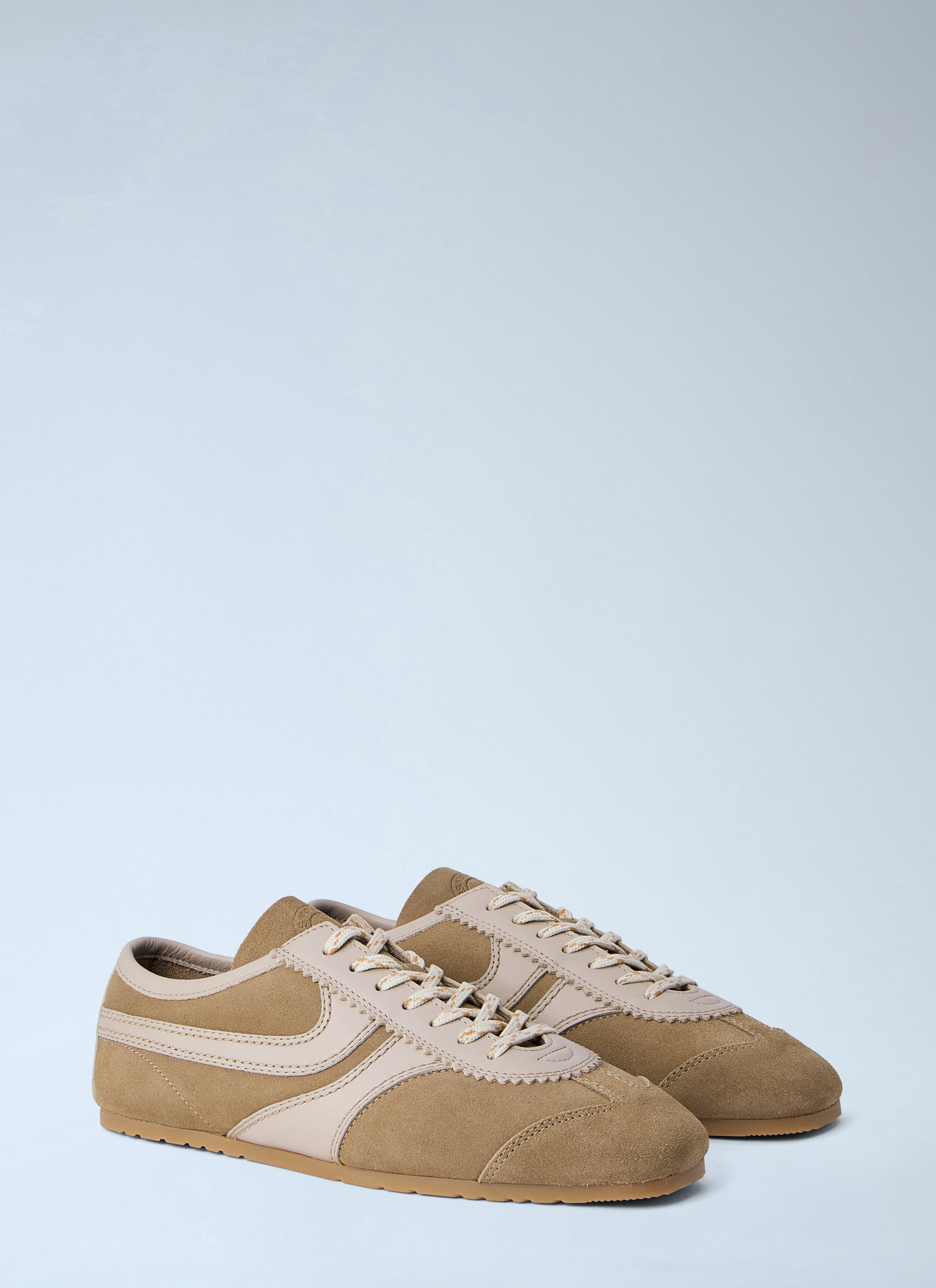 Dries Van Noten Women Suede Trimmed Sneakers DRIES VAN NOTEN
