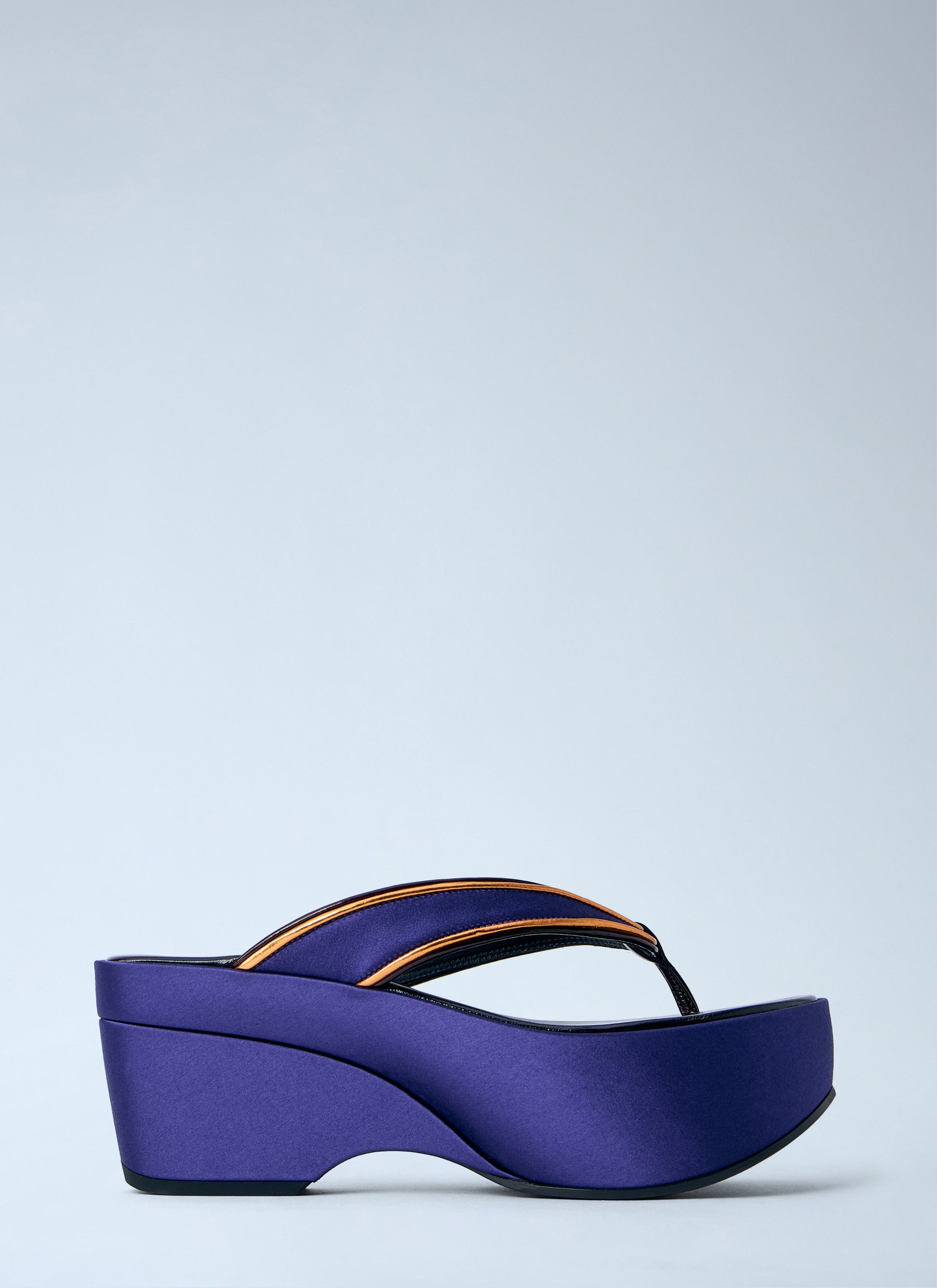 Dries Van Noten Women Satin Platform Thong Sandals DRIES VAN NOTEN