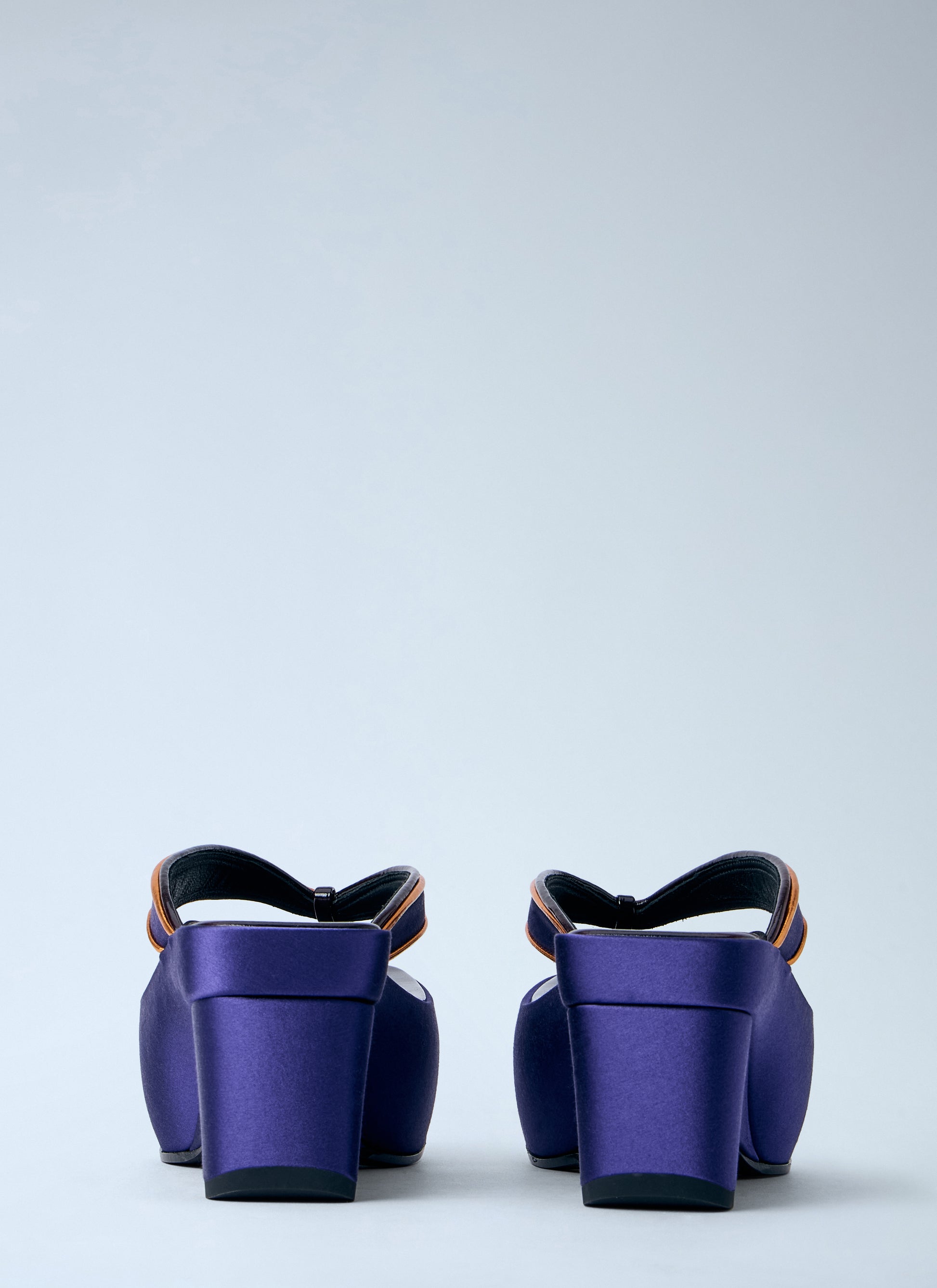 Dries Van Noten Women Satin Platform Thong Sandals DRIES VAN NOTEN