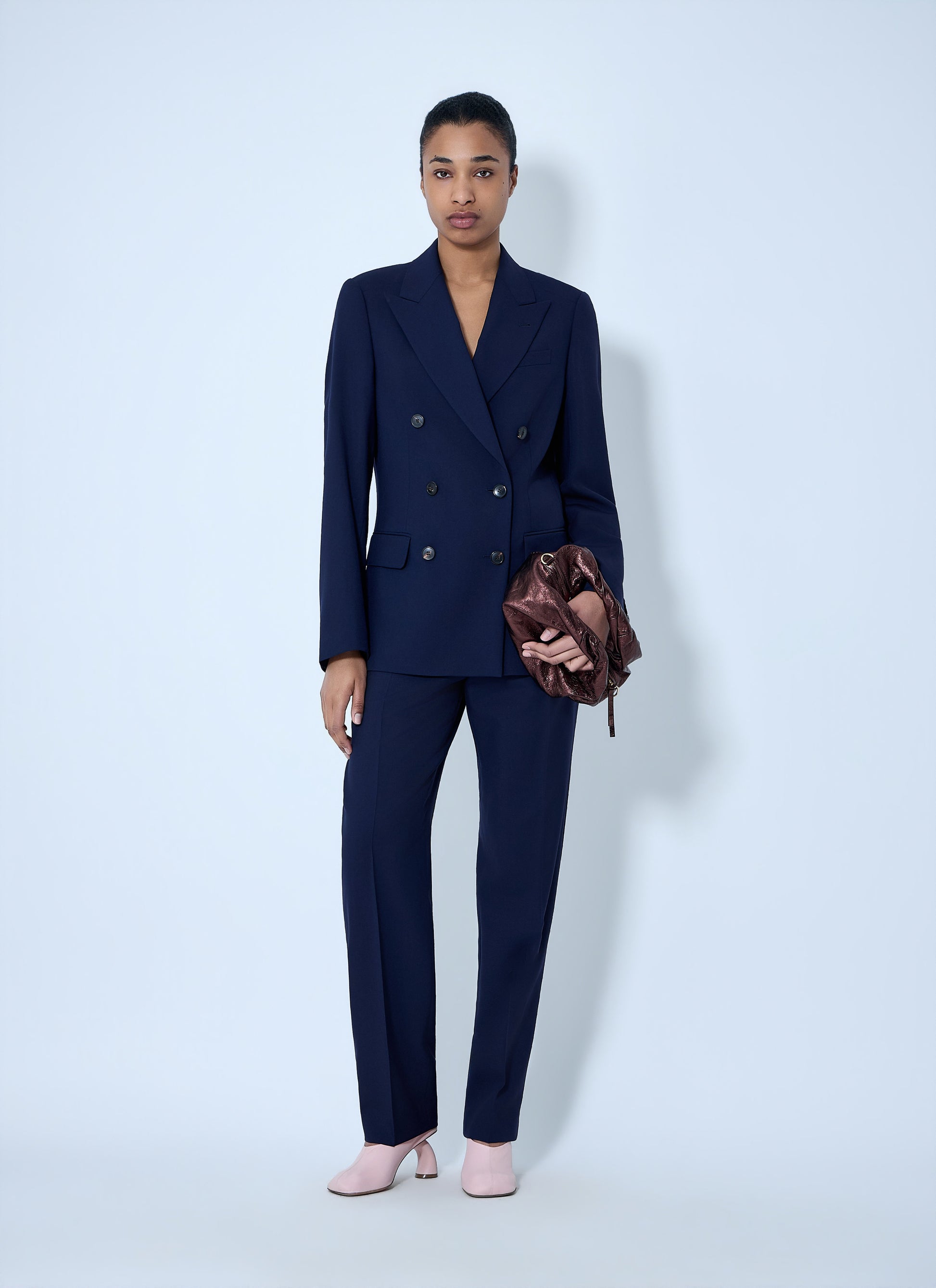 Dries Van Noten Women Double-Breasted Wool Blazer DRIES VAN NOTEN