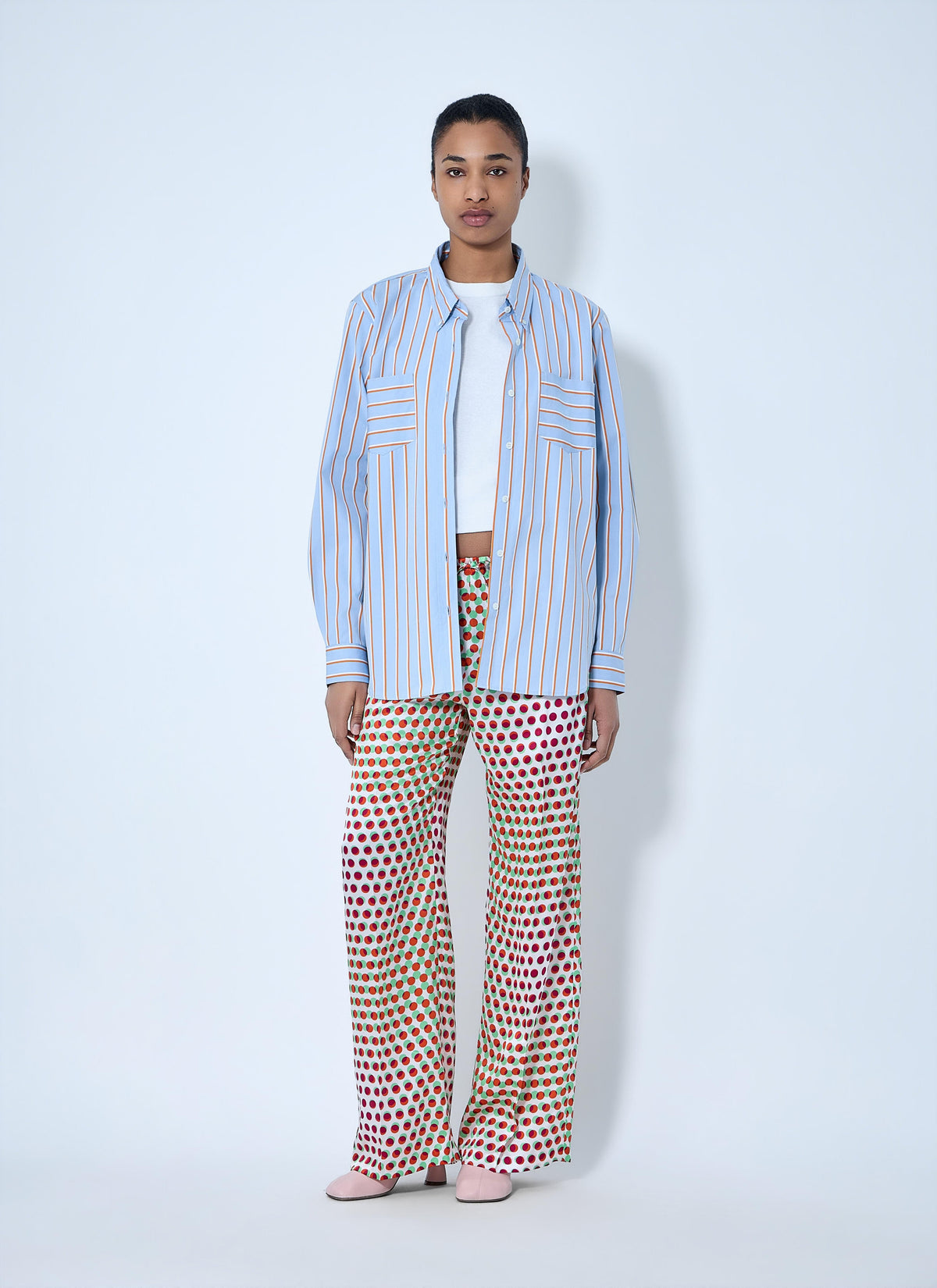 Dries Van Noten Women Wide-Leg Patterned Trousers DRIES VAN NOTEN