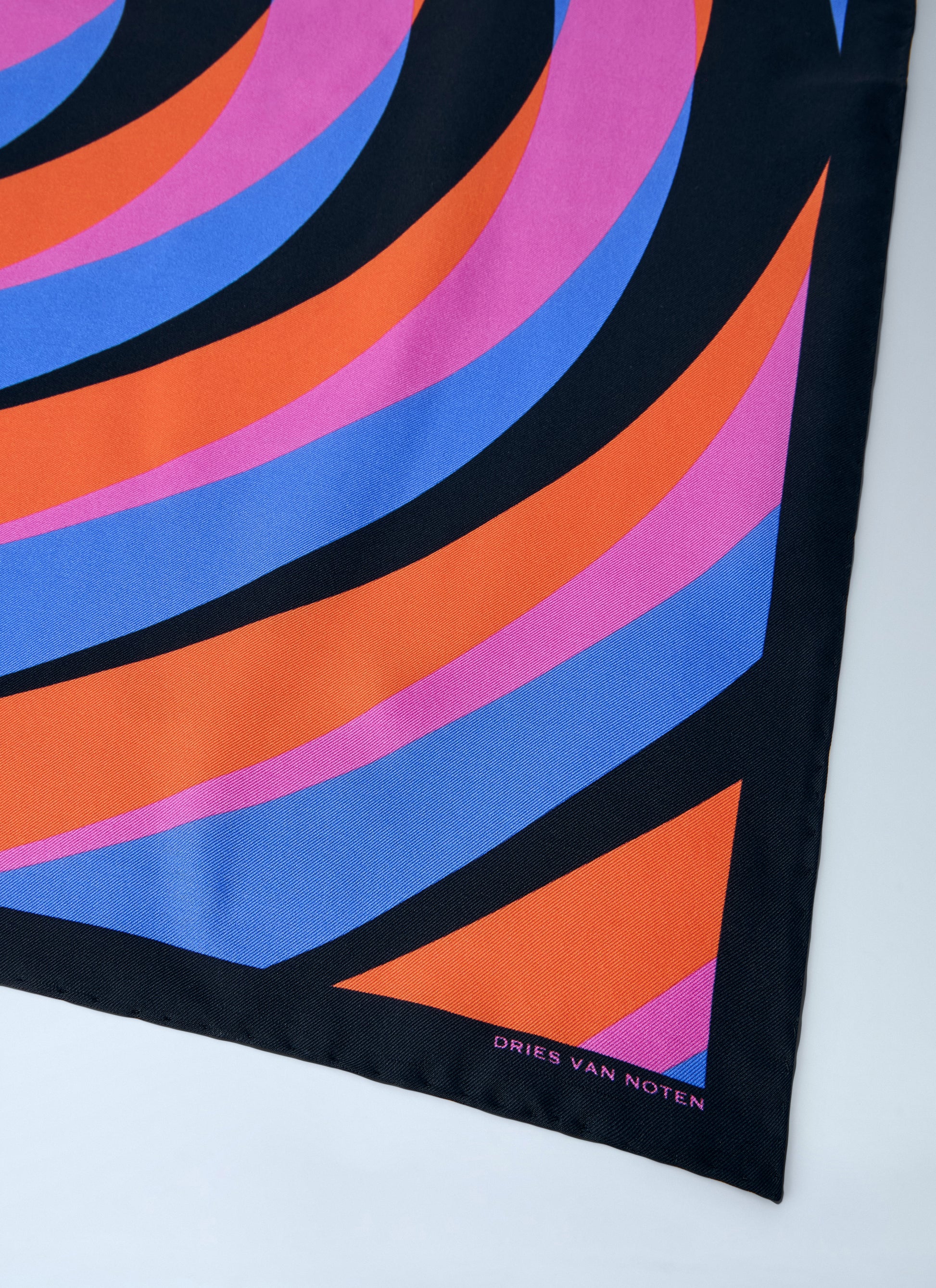Dries Van Noten Women Geometric Patterned Silk Scarf DRIES VAN NOTEN