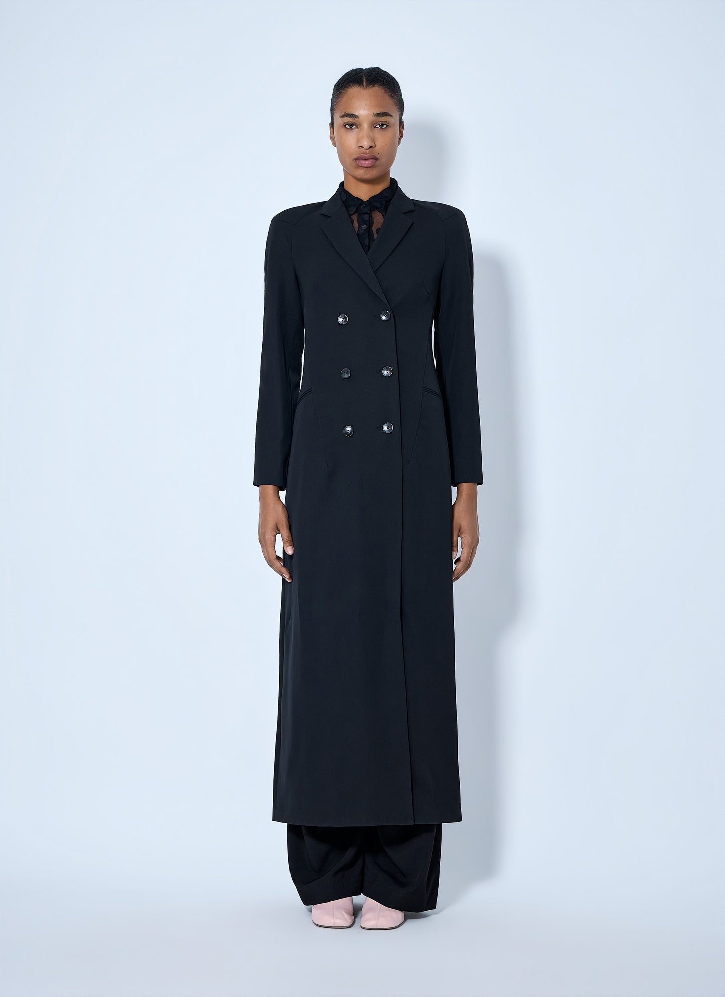 Dries Van Noten Women Ronna Double-Breasted Wool Coat DRIES VAN NOTEN