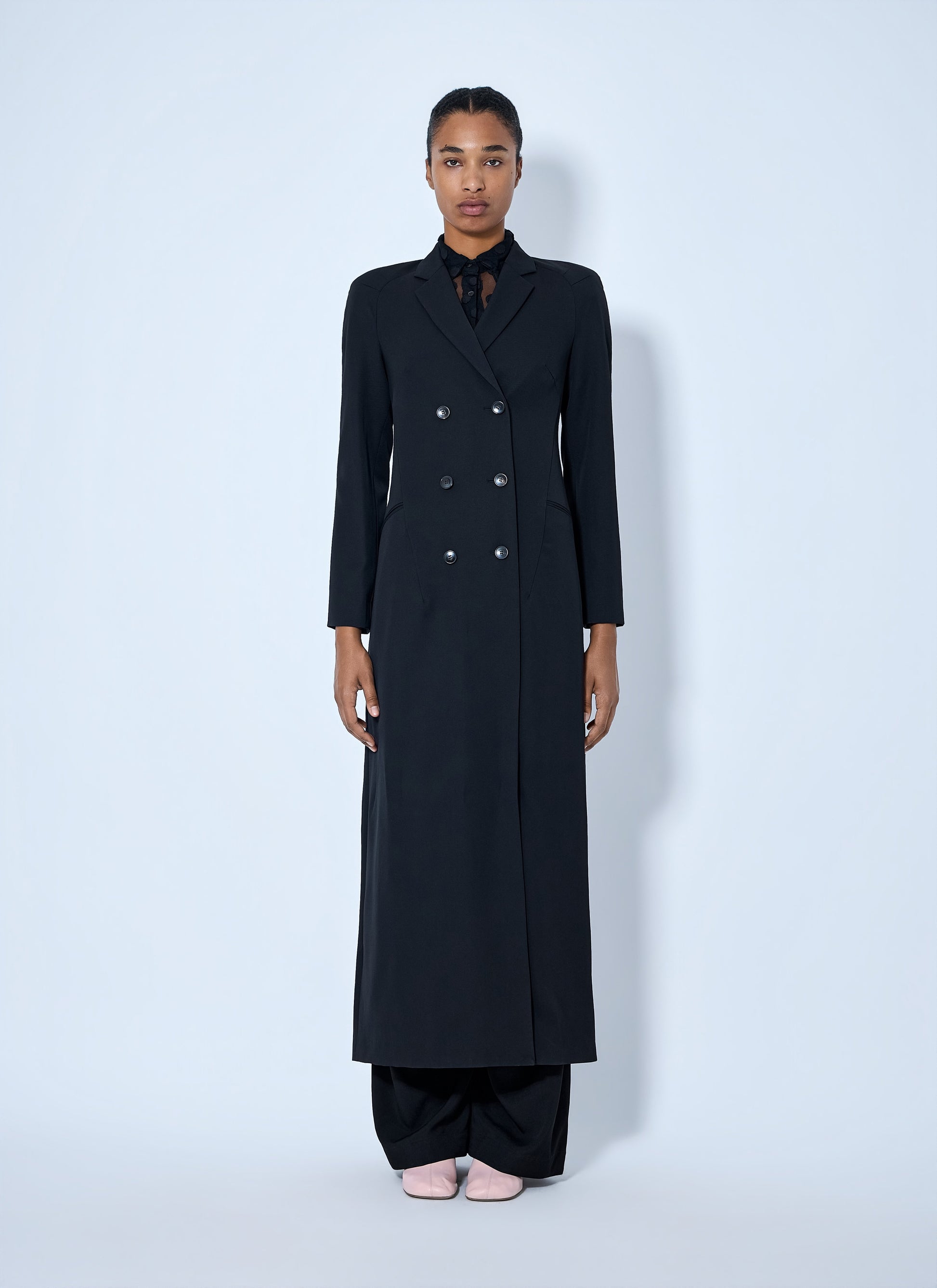 Dries Van Noten Women Ronna Double-Breasted Wool Coat DRIES VAN NOTEN