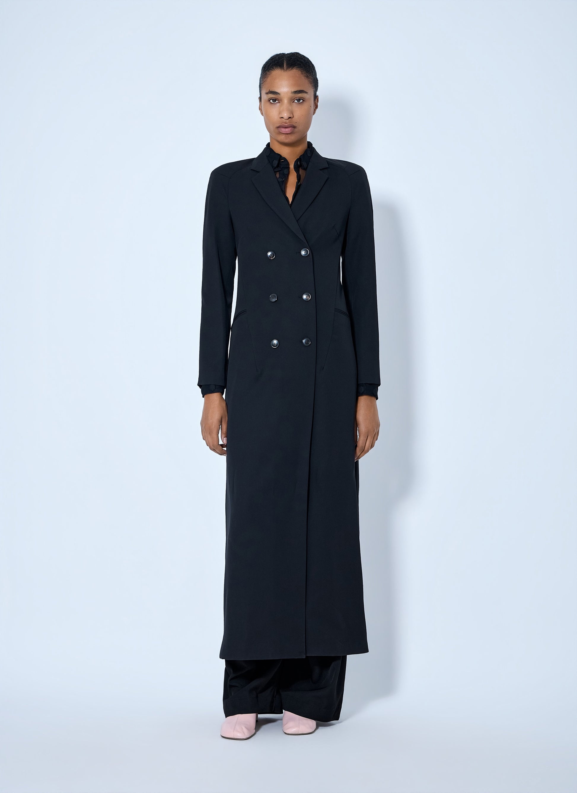 Dries Van Noten Women Ronna Double-Breasted Wool Coat DRIES VAN NOTEN