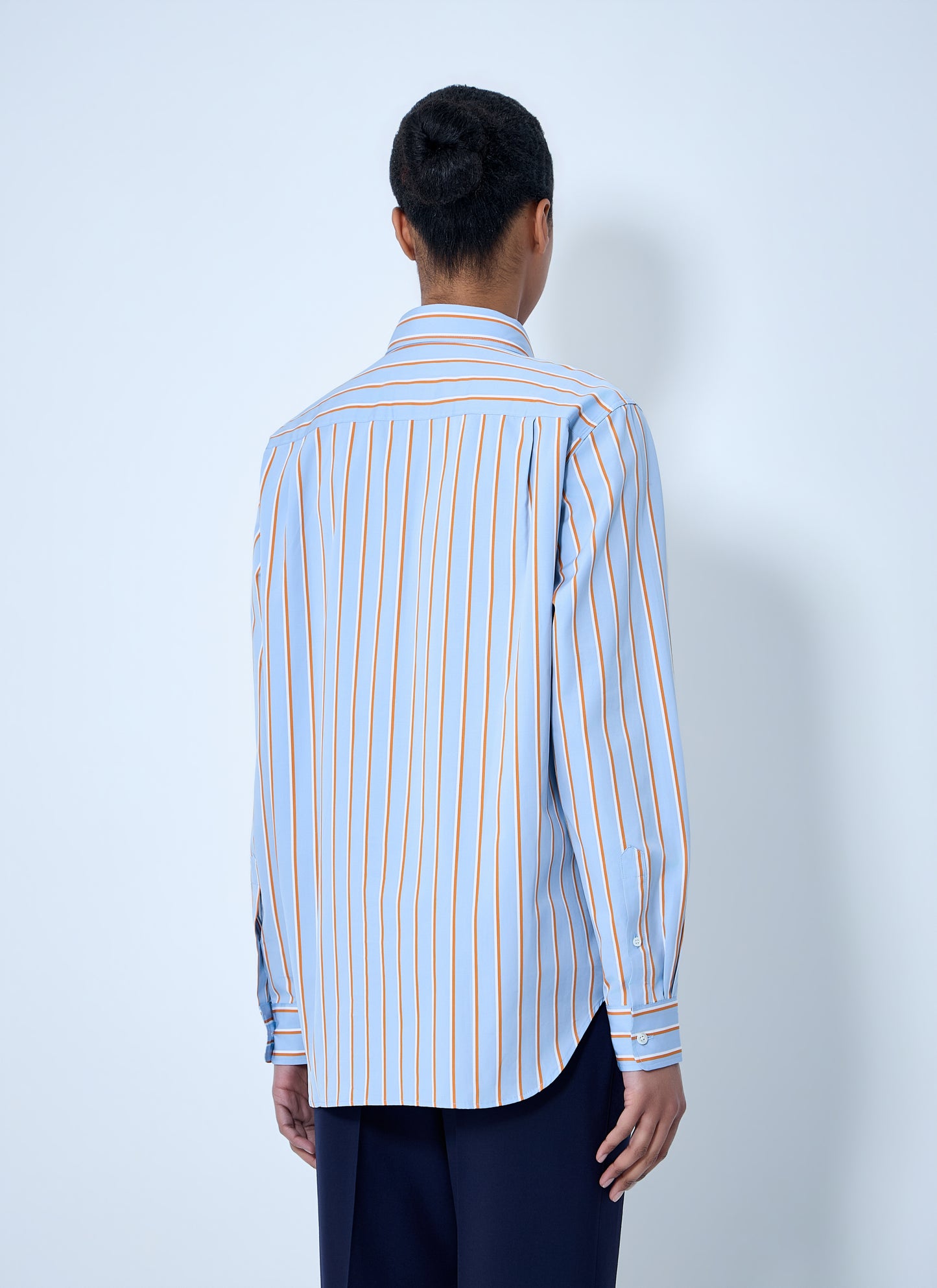 Dries Van Noten Women Striped Cotton Poplin Shirt DRIES VAN NOTEN