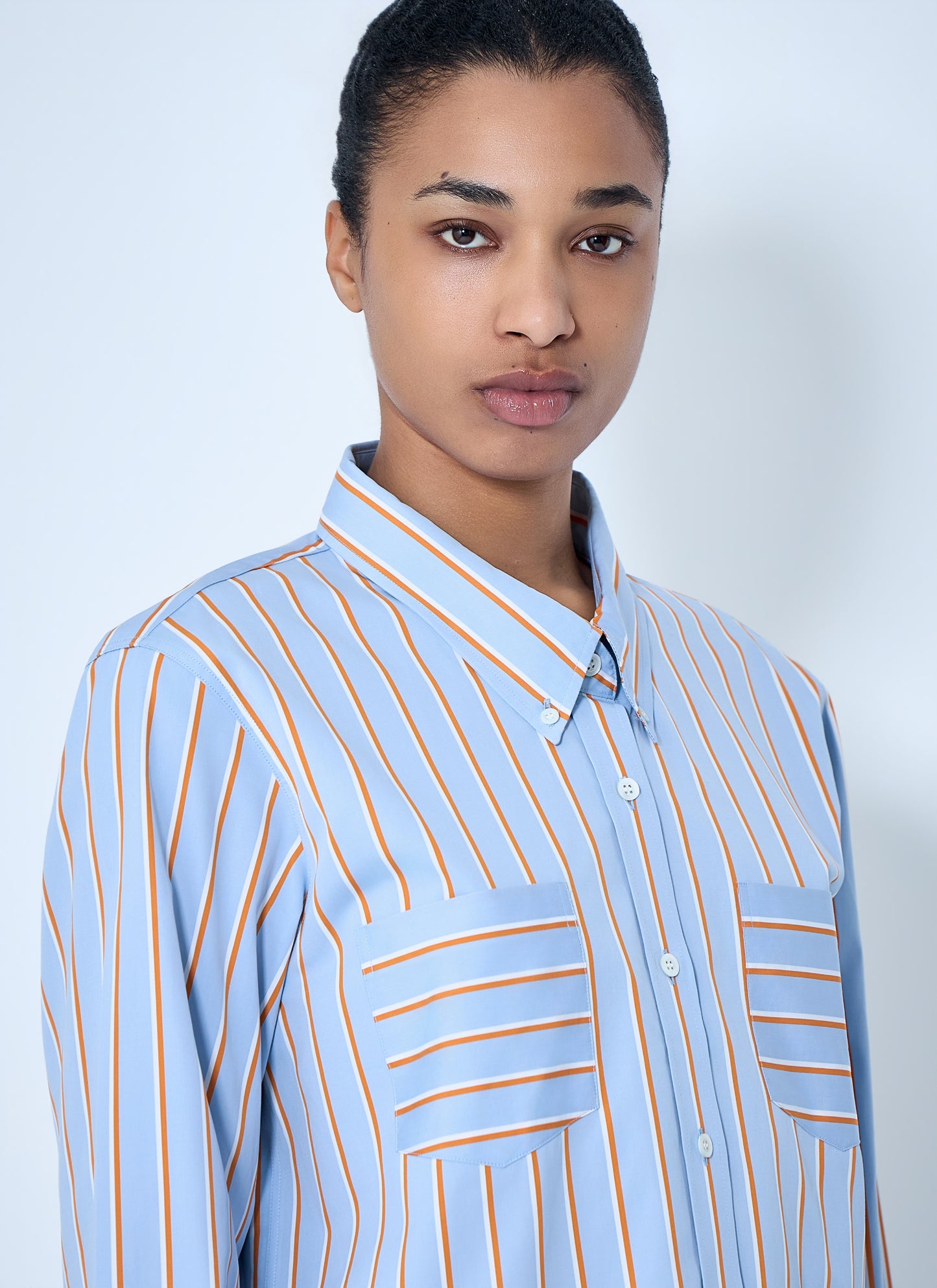 Dries Van Noten Women Striped Cotton Poplin Shirt DRIES VAN NOTEN