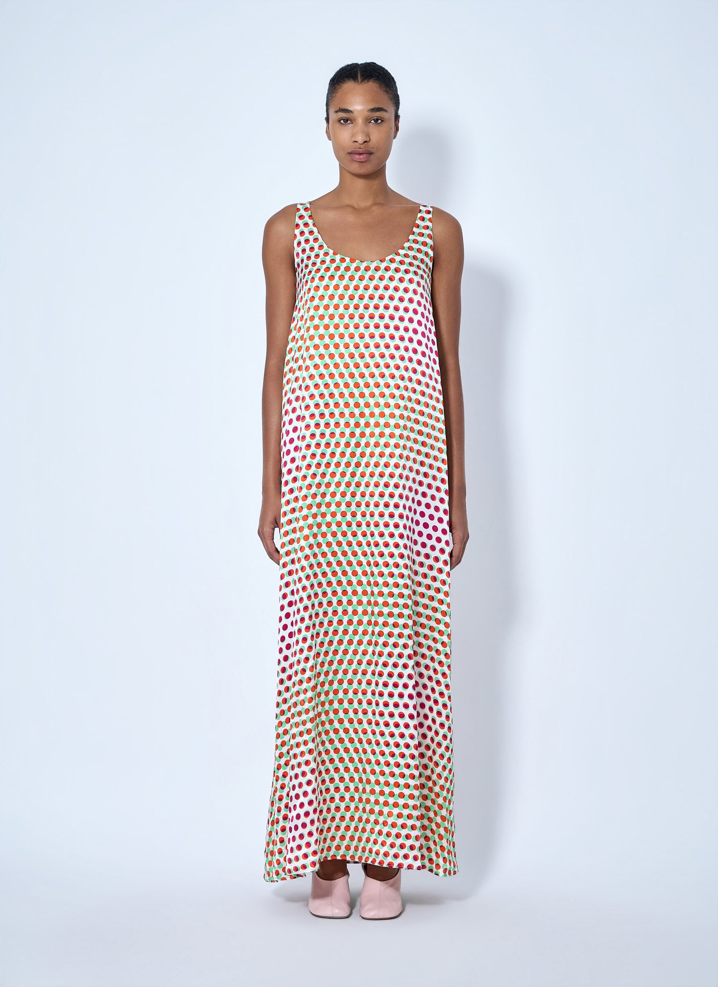 Dries Van Noten Women Draz Polka-Dot Silk Maxi Dress DRIES VAN NOTEN