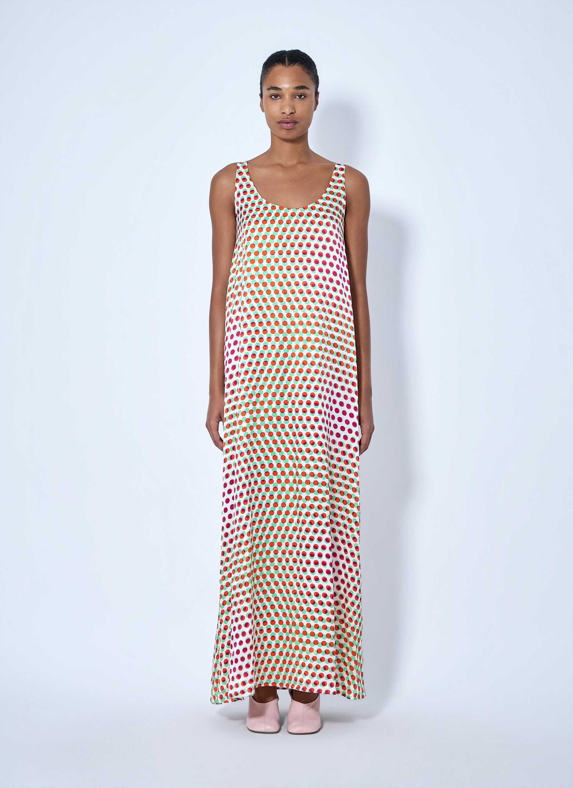 Dries Van Noten Women Draz Polka-Dot Silk Maxi Dress DRIES VAN NOTEN