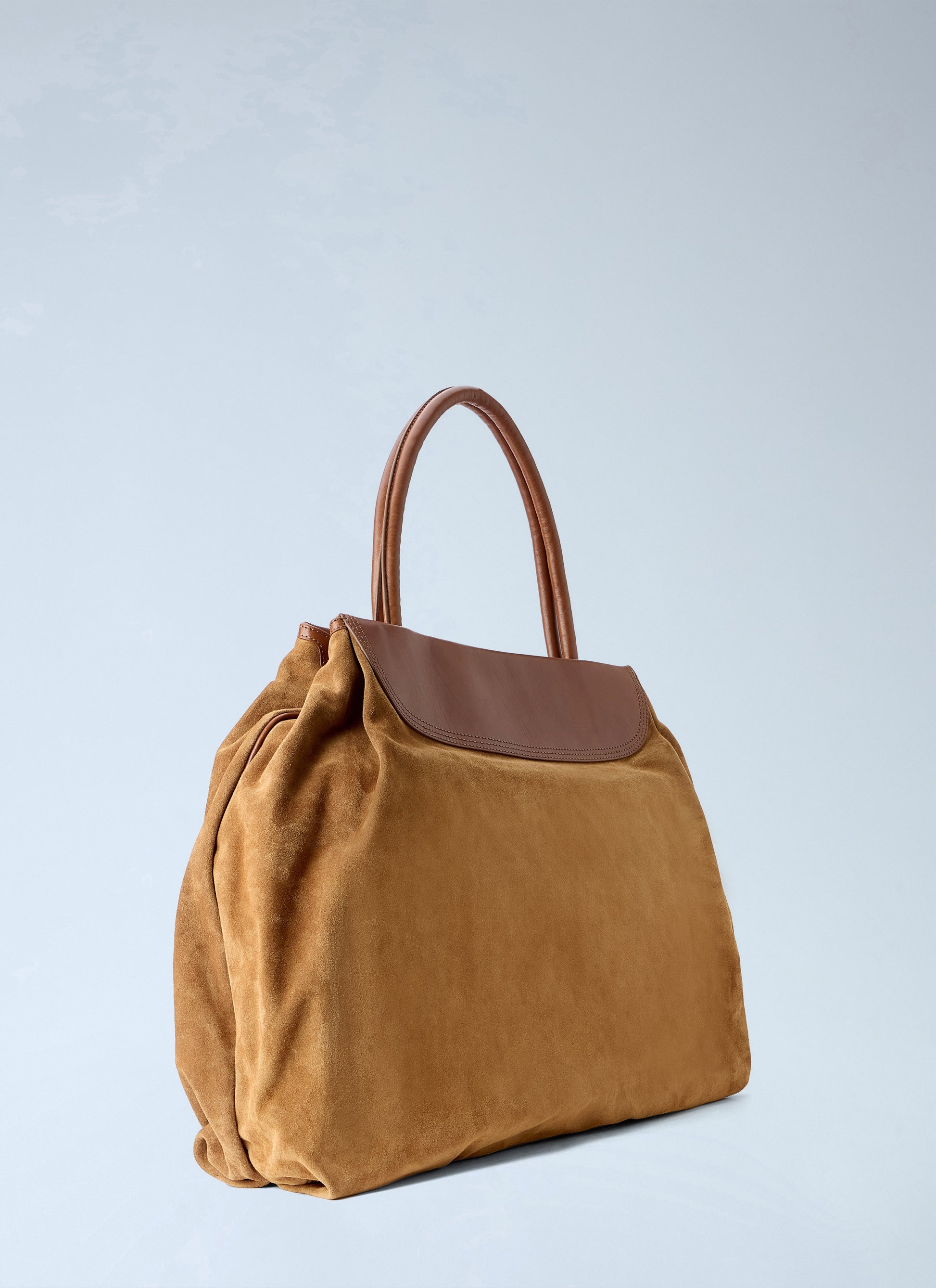 Dries Van Noten Women Blossom Suede Top Handle Bag DRIES VAN NOTEN