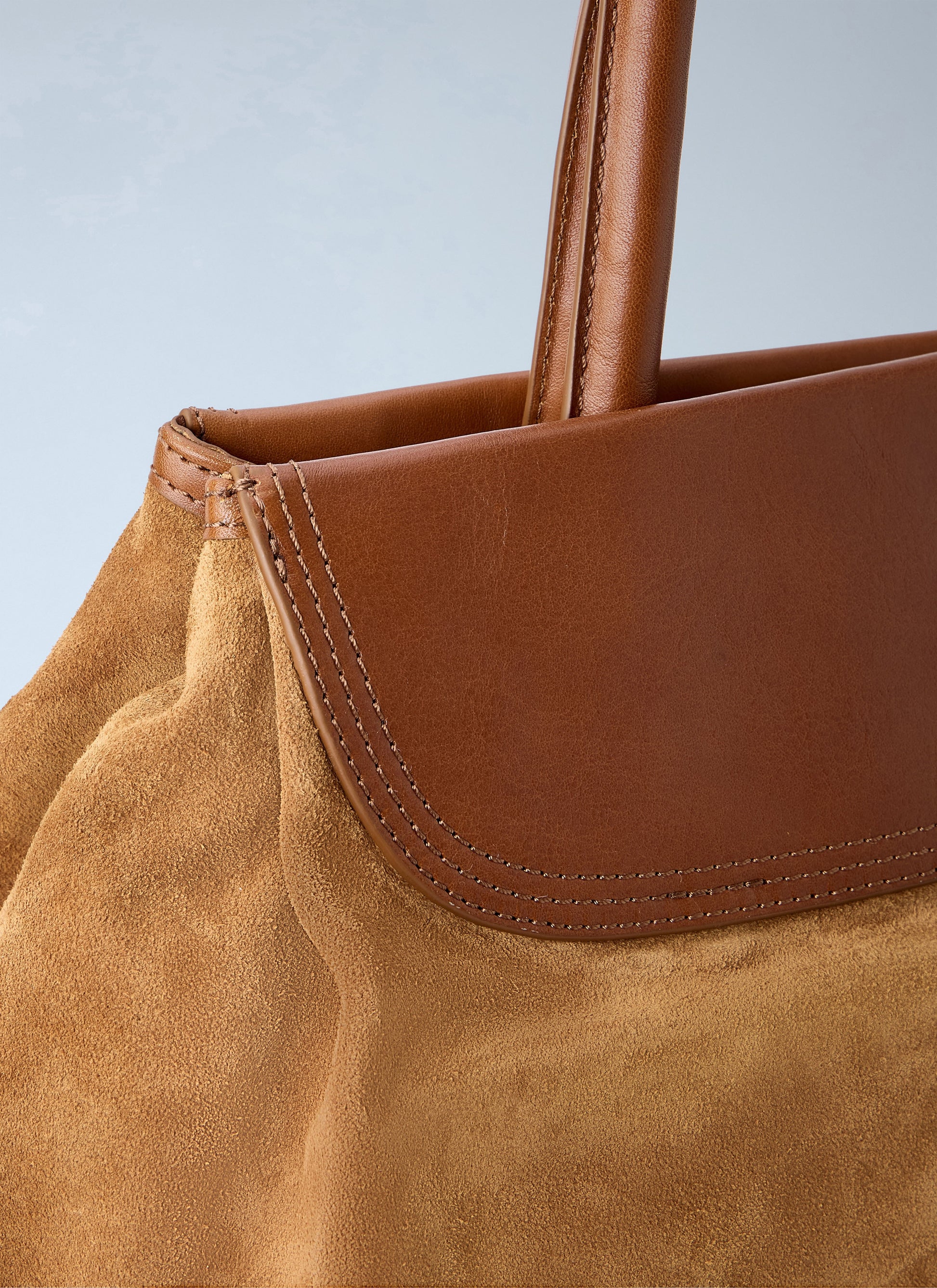 Dries Van Noten Women Blossom Suede Top Handle Bag DRIES VAN NOTEN