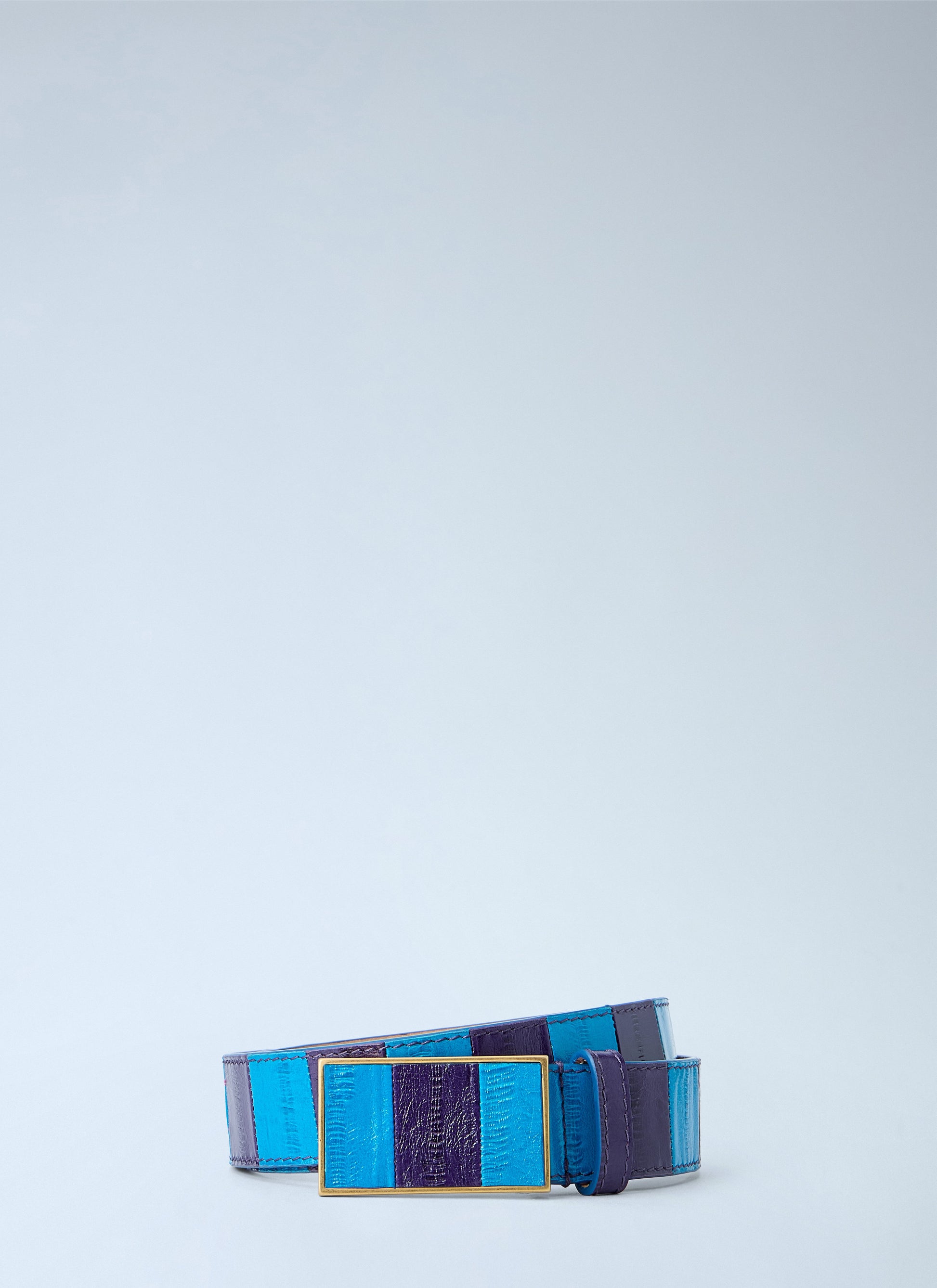 Dries Van Noten Women Striped Leather Belt DRIES VAN NOTEN